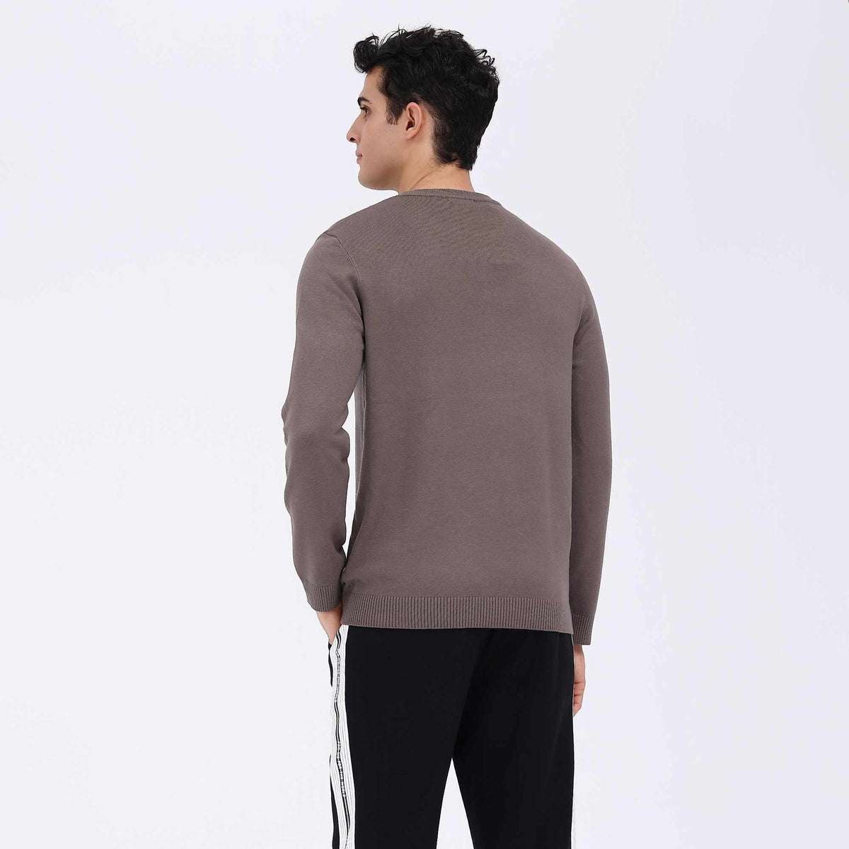 Plain Casual Sweater For Men