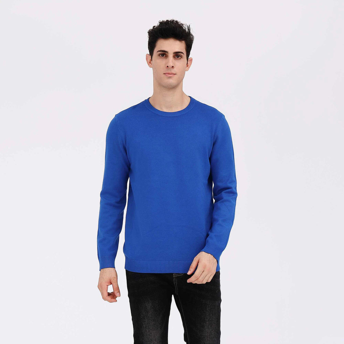 Plain Casual Sweater For Men