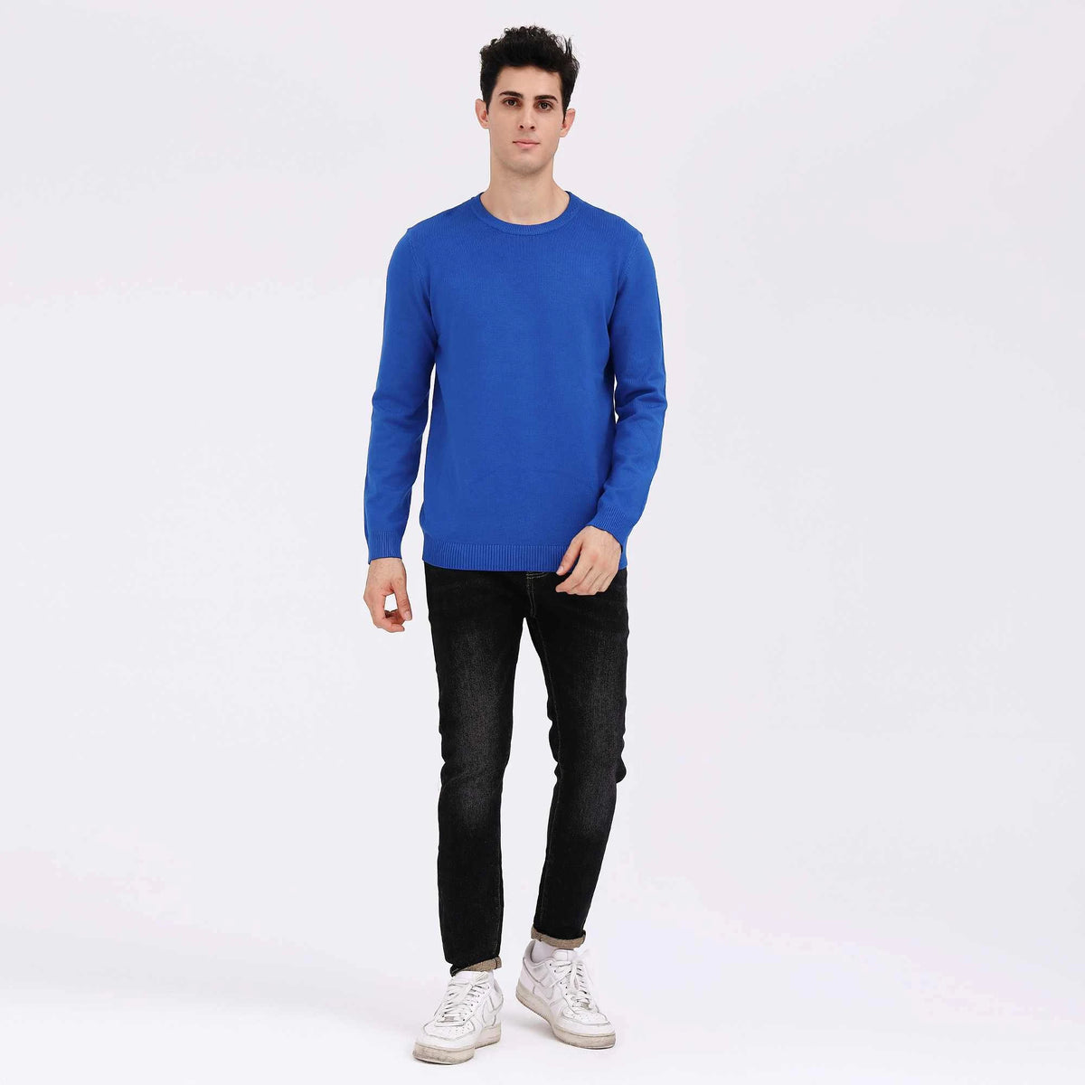 Plain Casual Sweater For Men