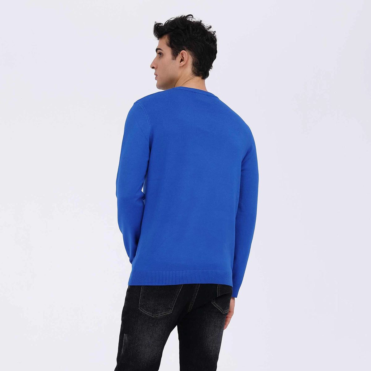 Plain Casual Sweater For Men