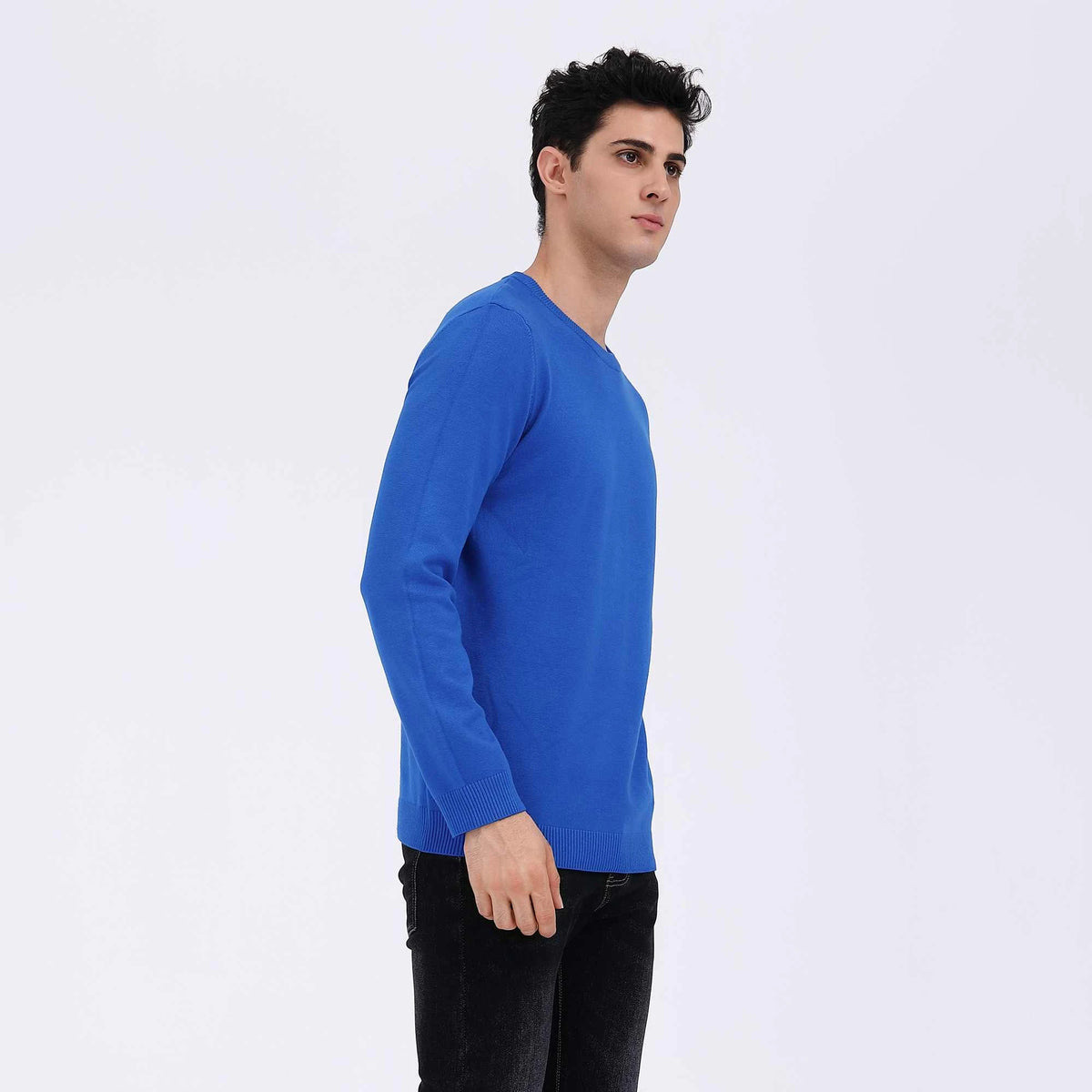 Plain Casual Sweater For Men