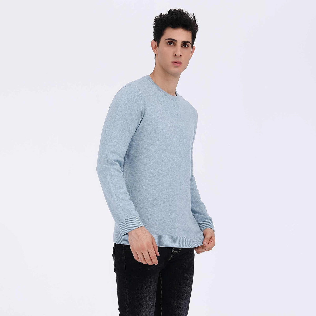 Plain Casual Sweater For Men