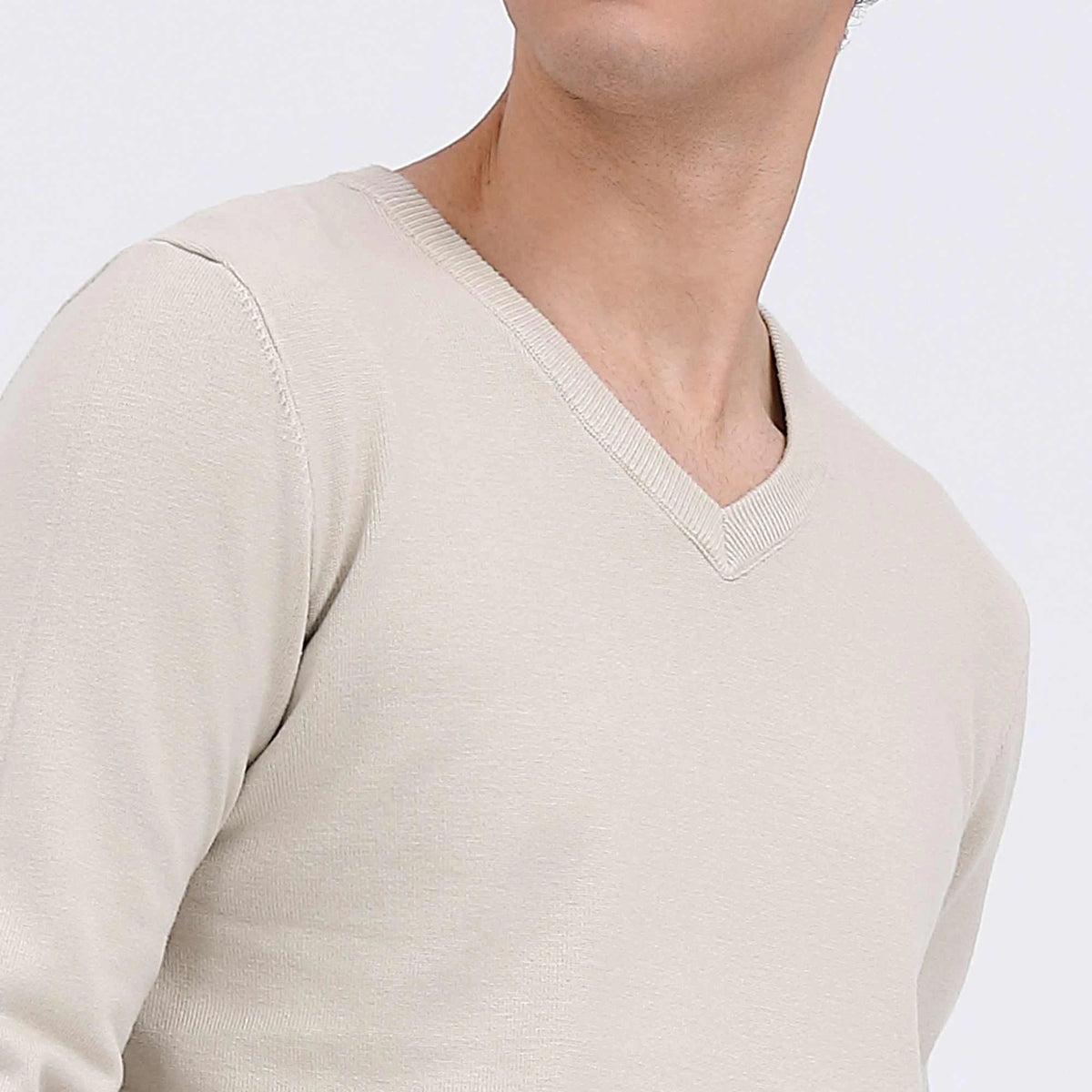 Plain Casual Sweater For Men