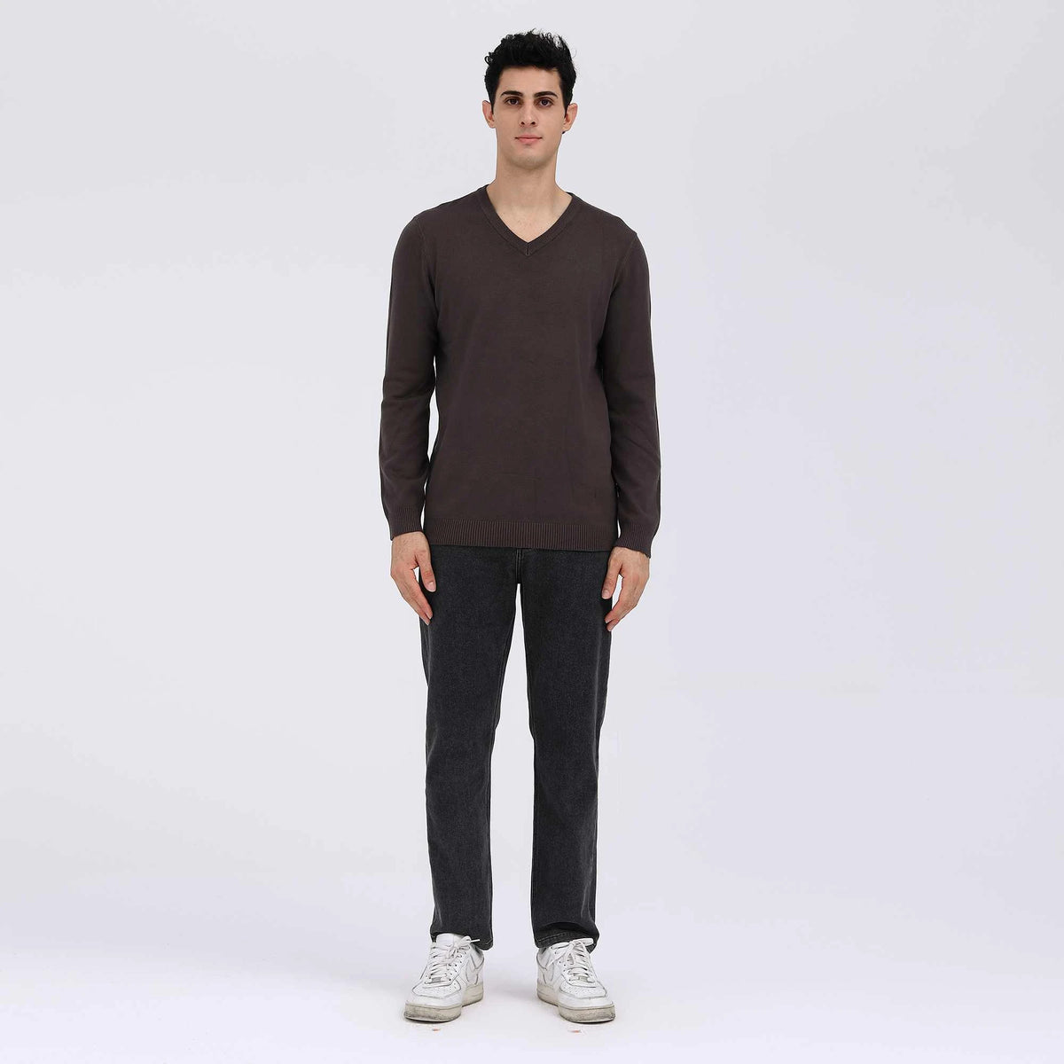 Plain Casual Sweater For Men