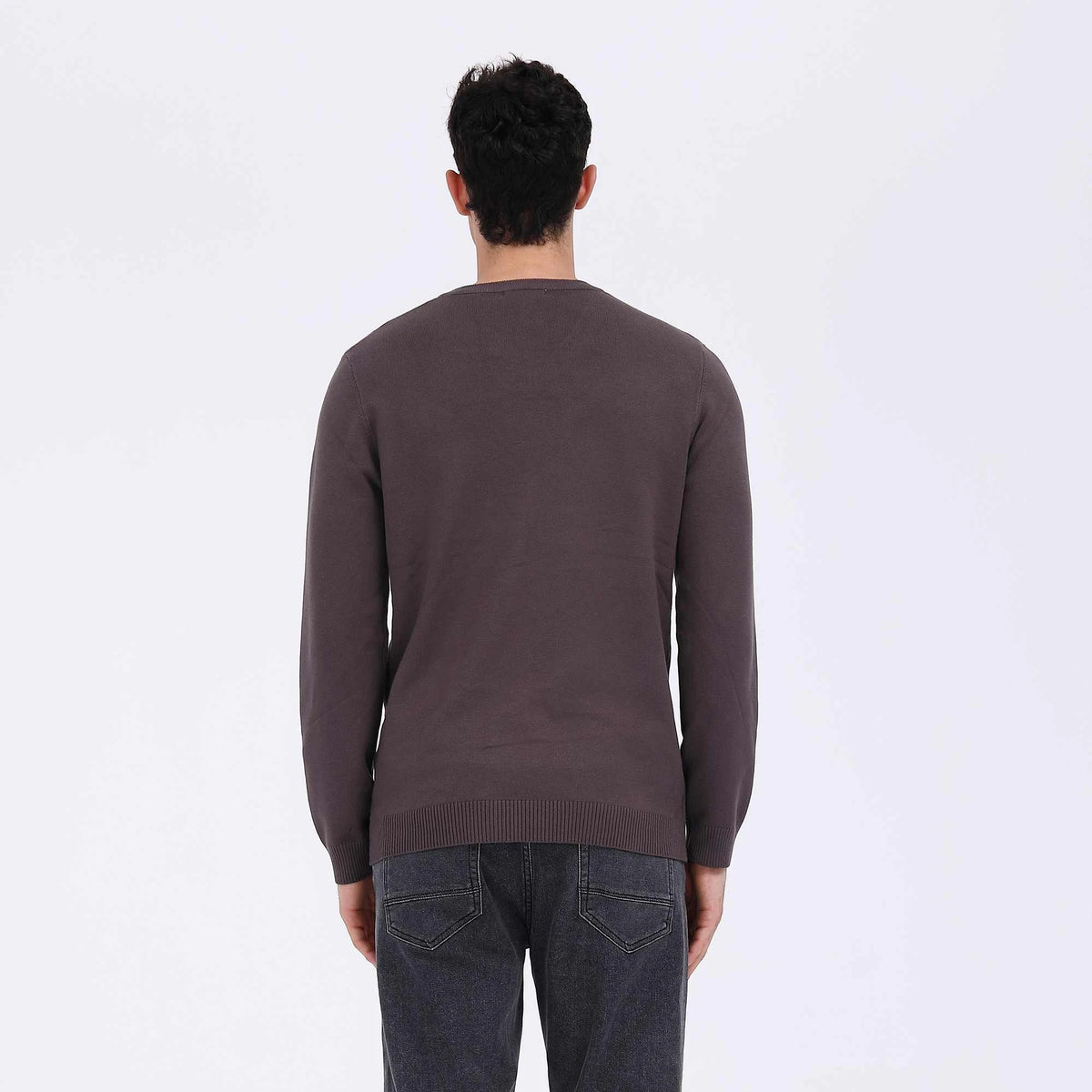 Plain Casual Sweater For Men