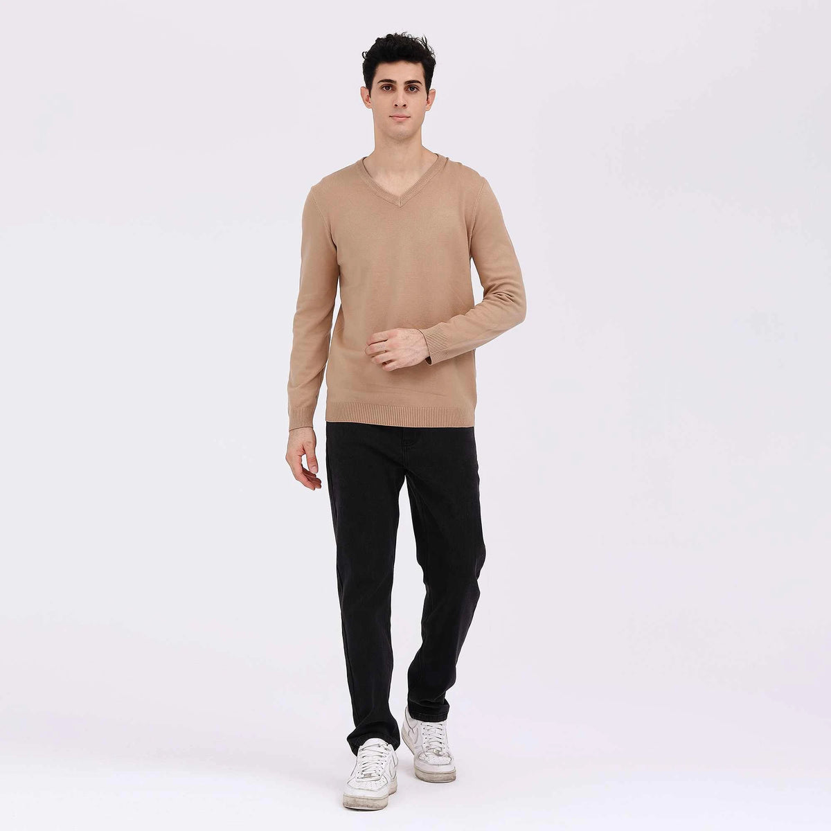 Plain Casual Sweater For Men