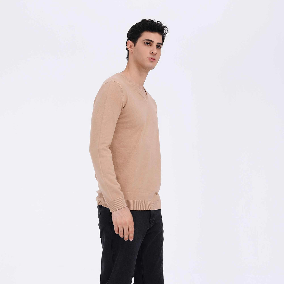 Plain Casual Sweater For Men