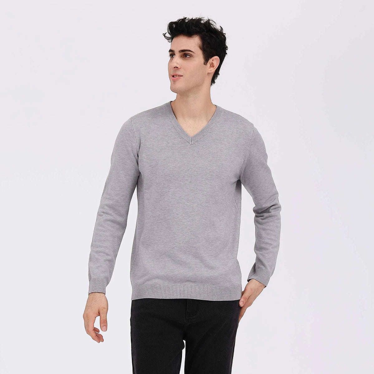 Plain Casual Sweater For Men