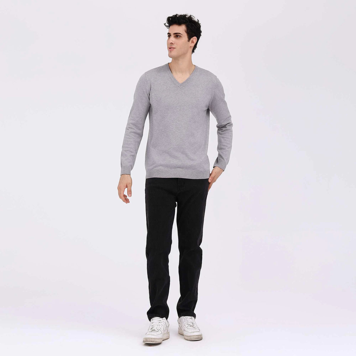 Plain Casual Sweater For Men