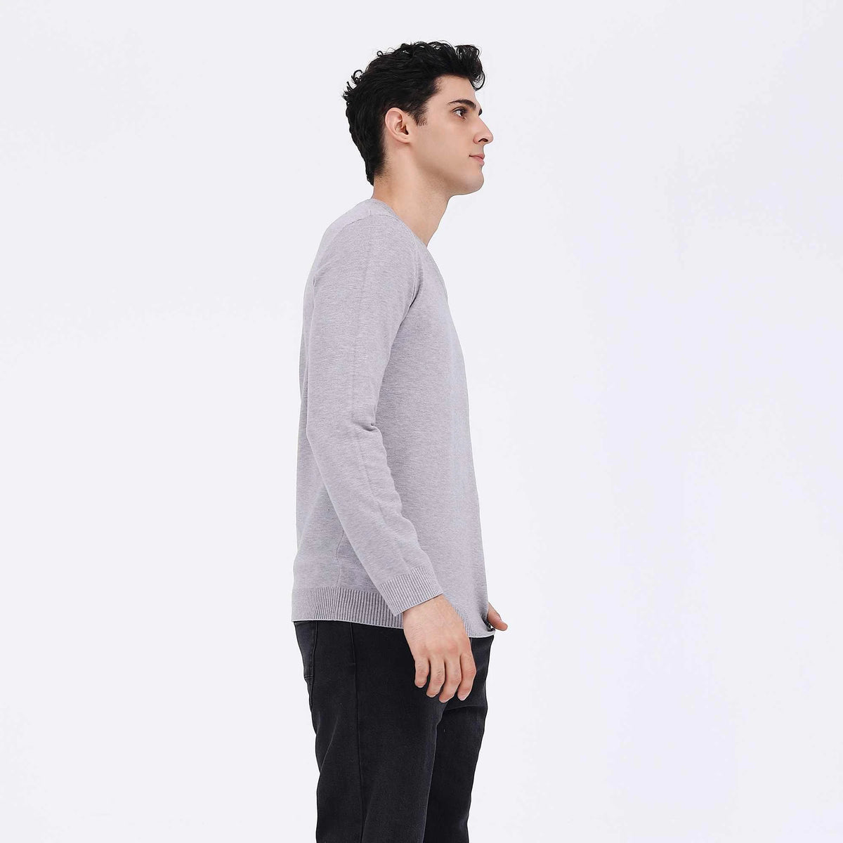 Plain Casual Sweater For Men