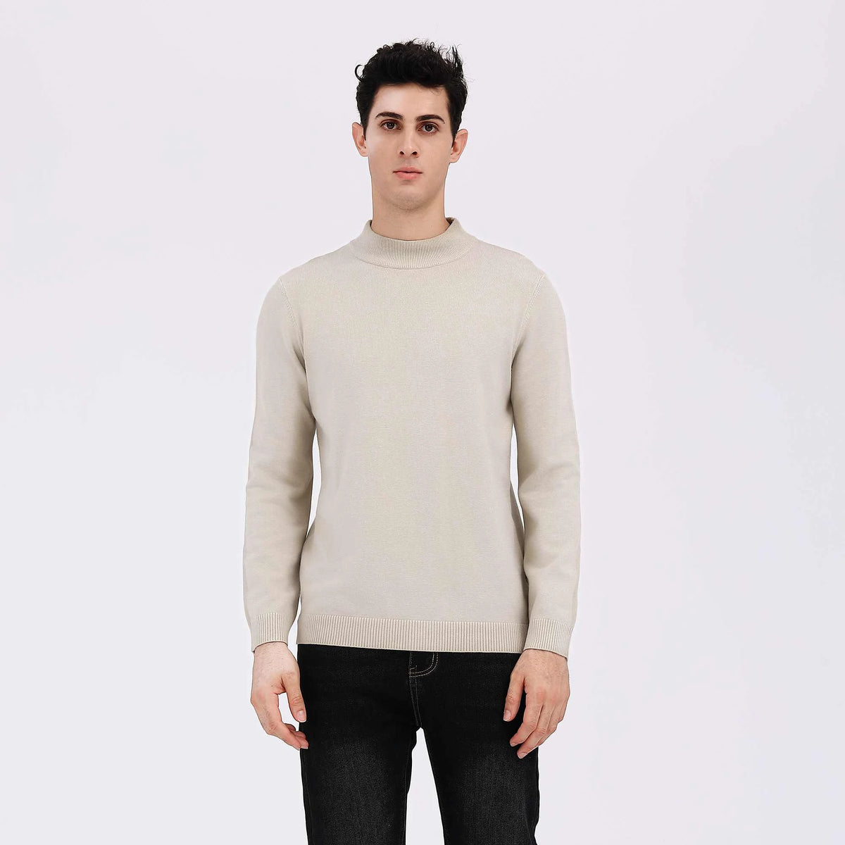 Plain Casual Sweater For Men