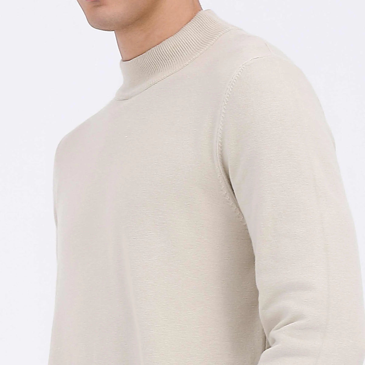 Plain Casual Sweater For Men