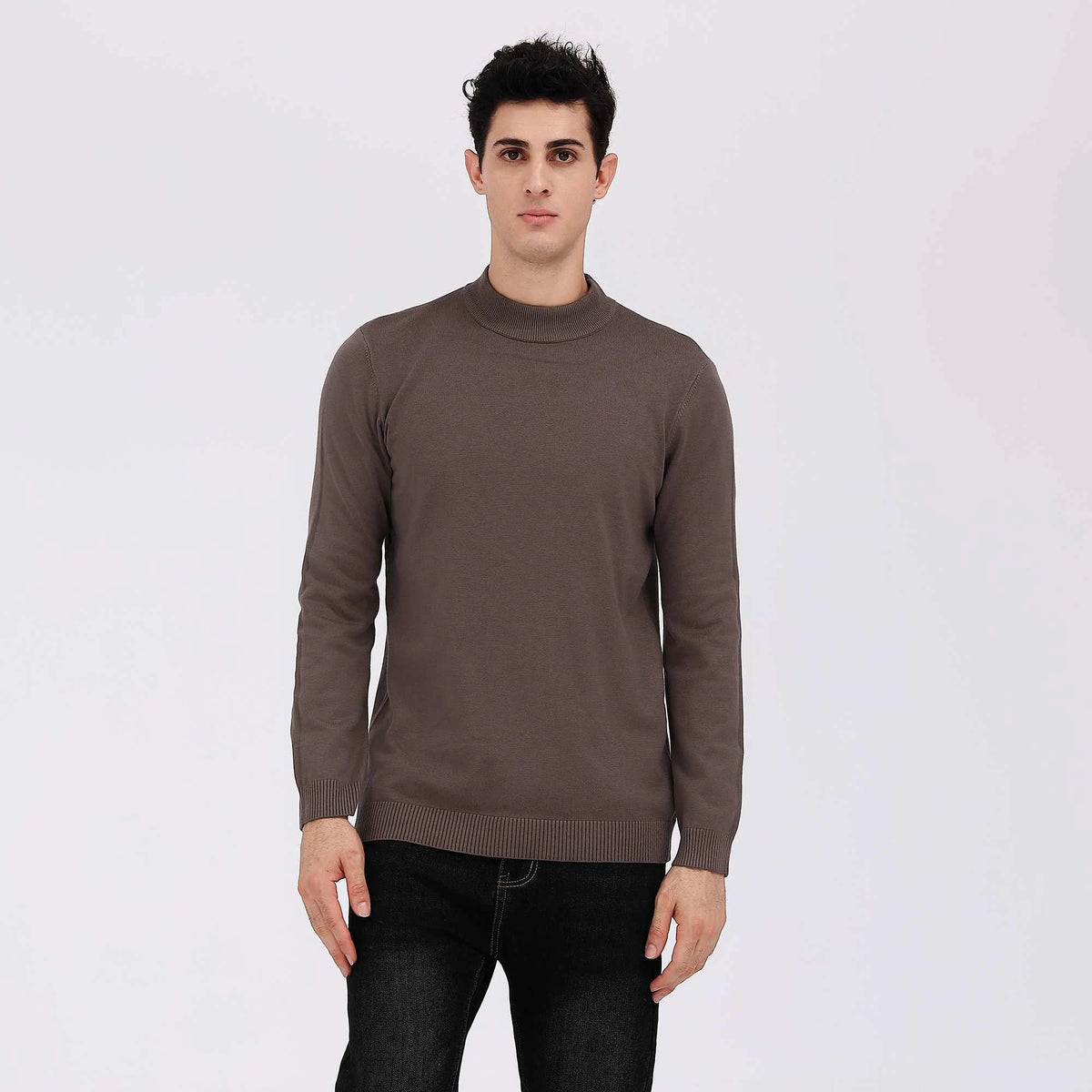 Plain Casual Sweater For Men