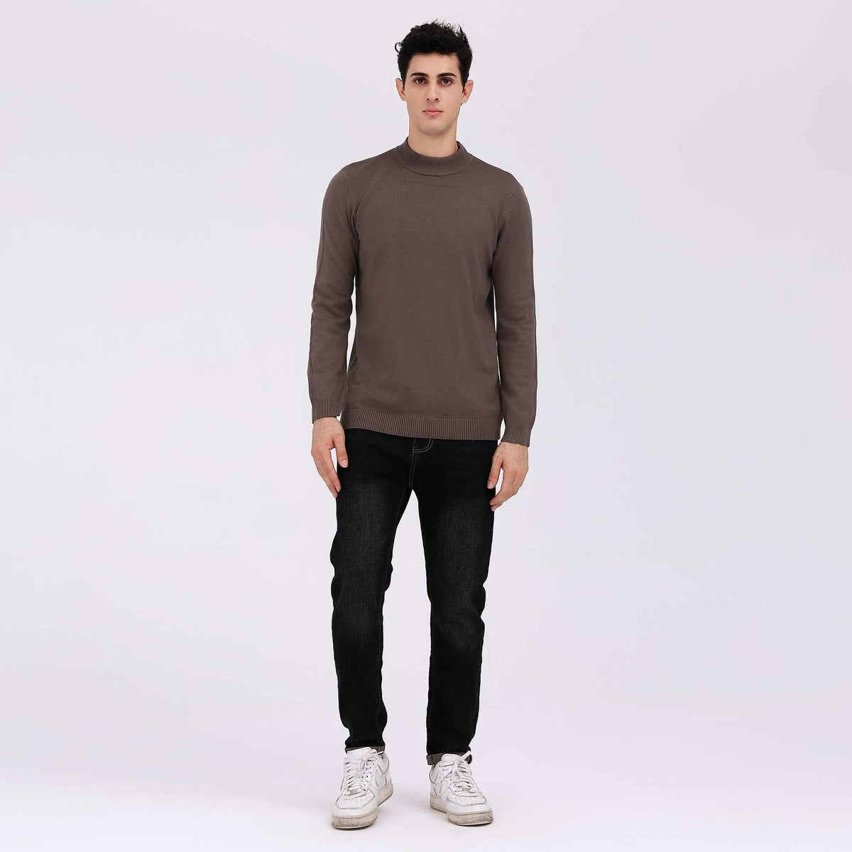 Plain Casual Sweater For Men