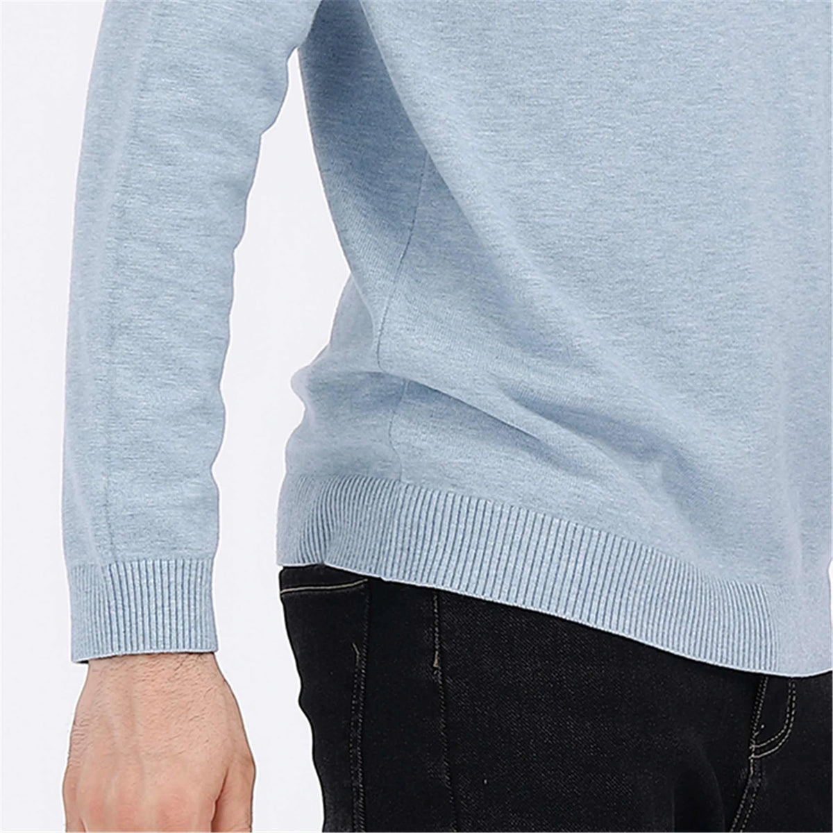 Plain Casual Sweater For Men