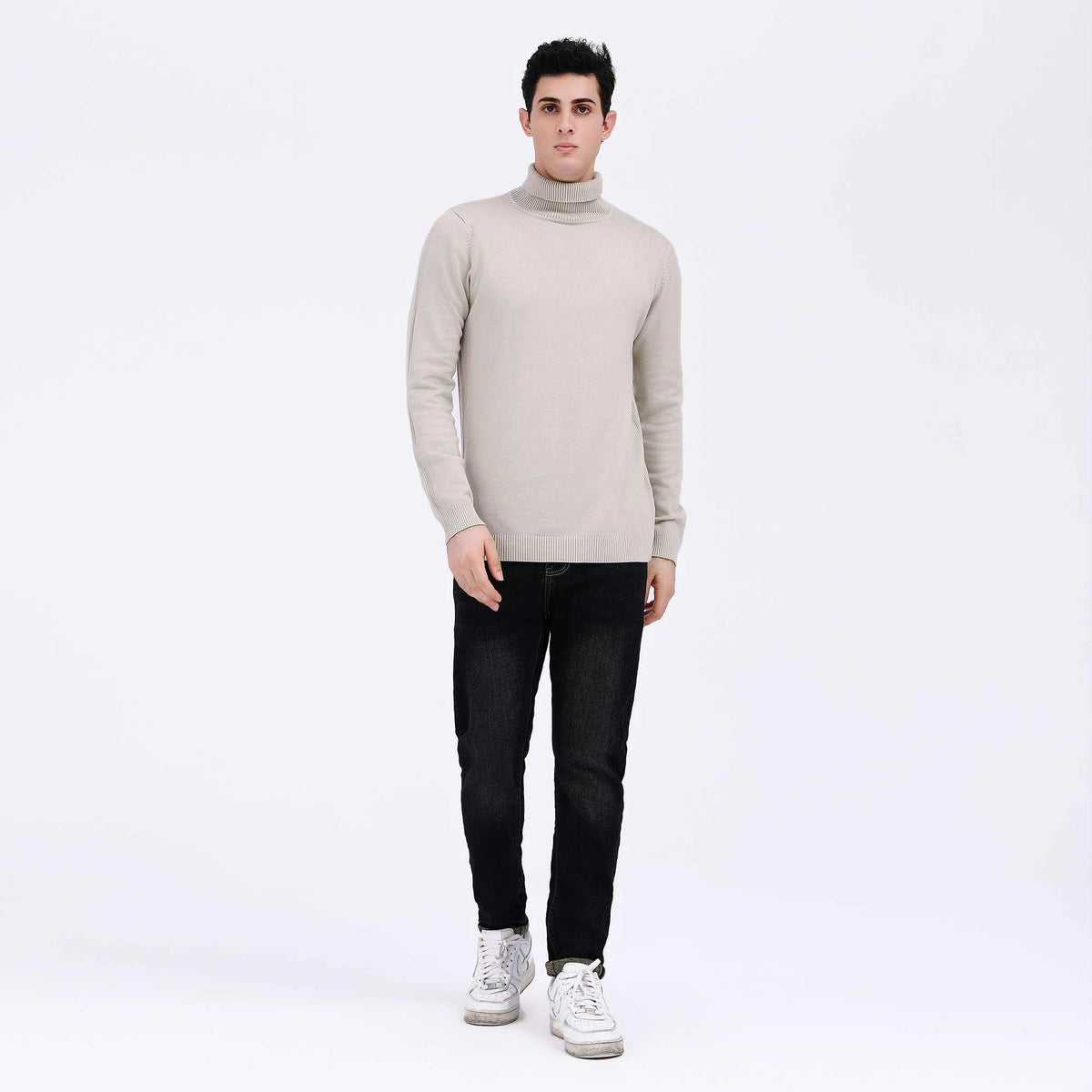 Plain Casual Sweater For Men