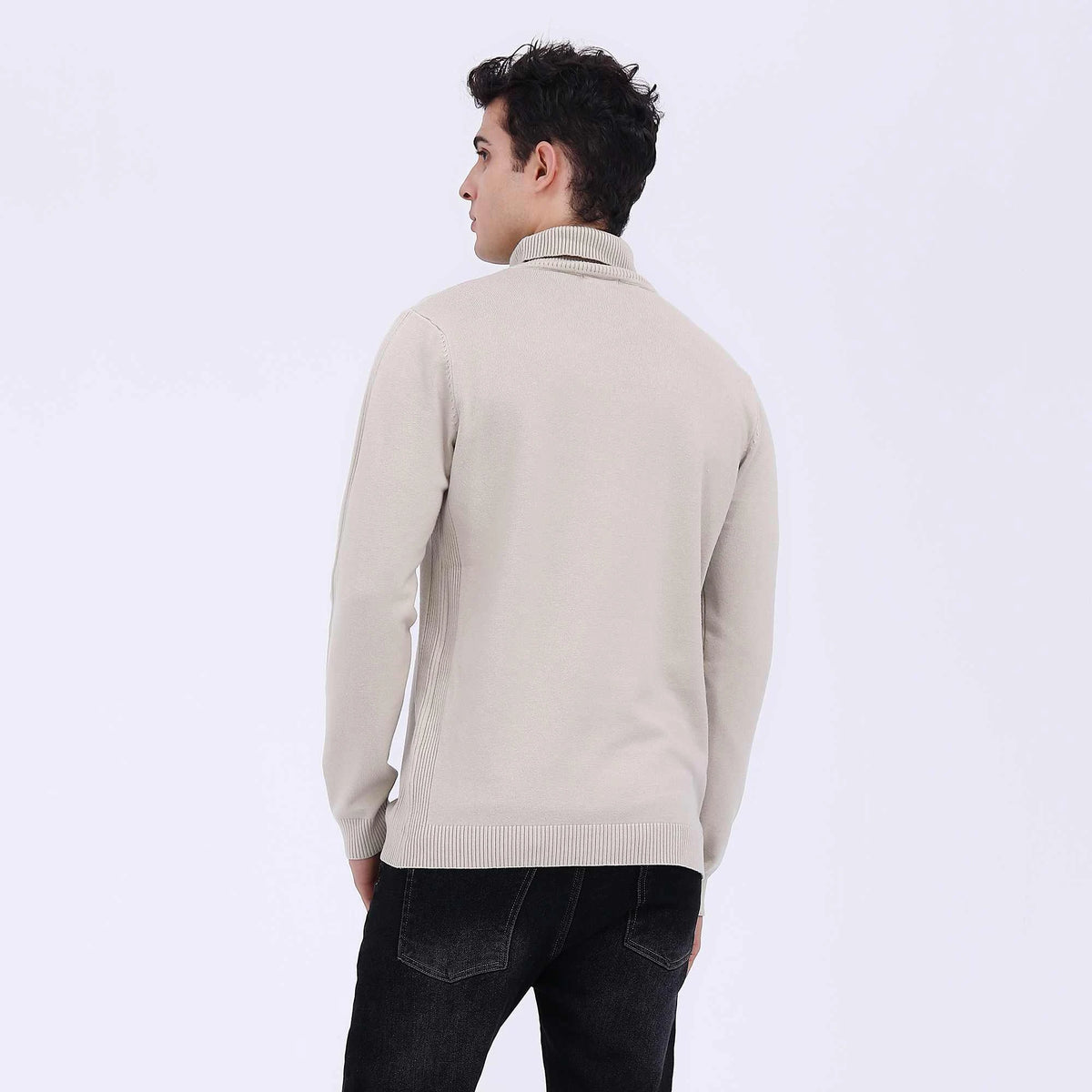 Plain Casual Sweater For Men