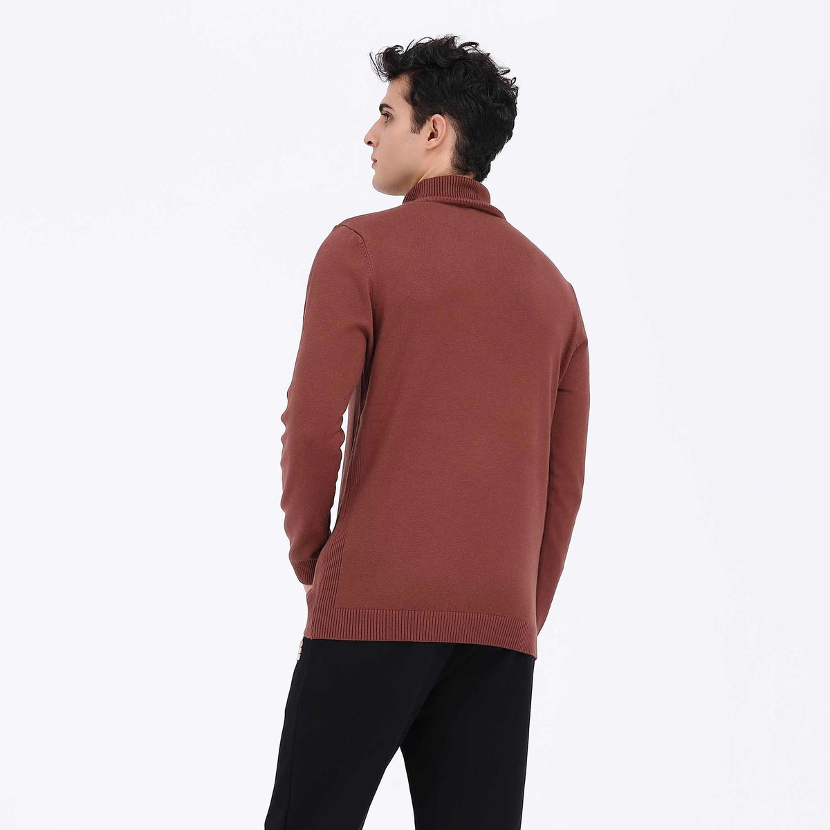 Plain Casual Sweater For Men