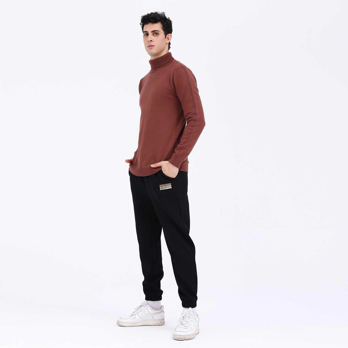 Plain Casual Sweater For Men