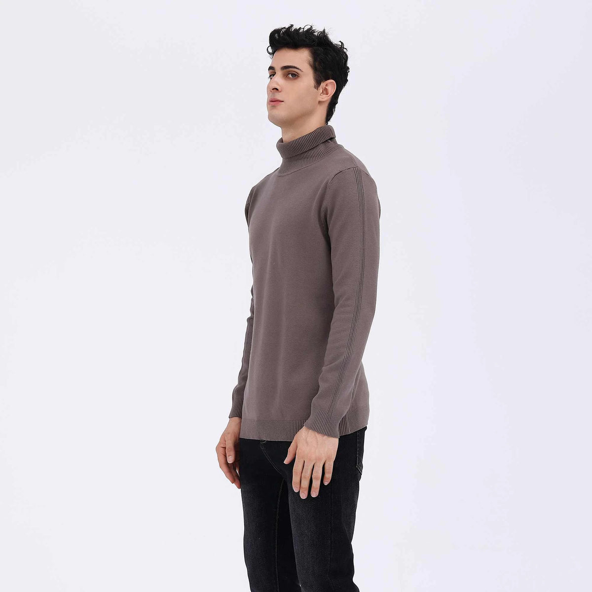 Plain Casual Sweater For Men