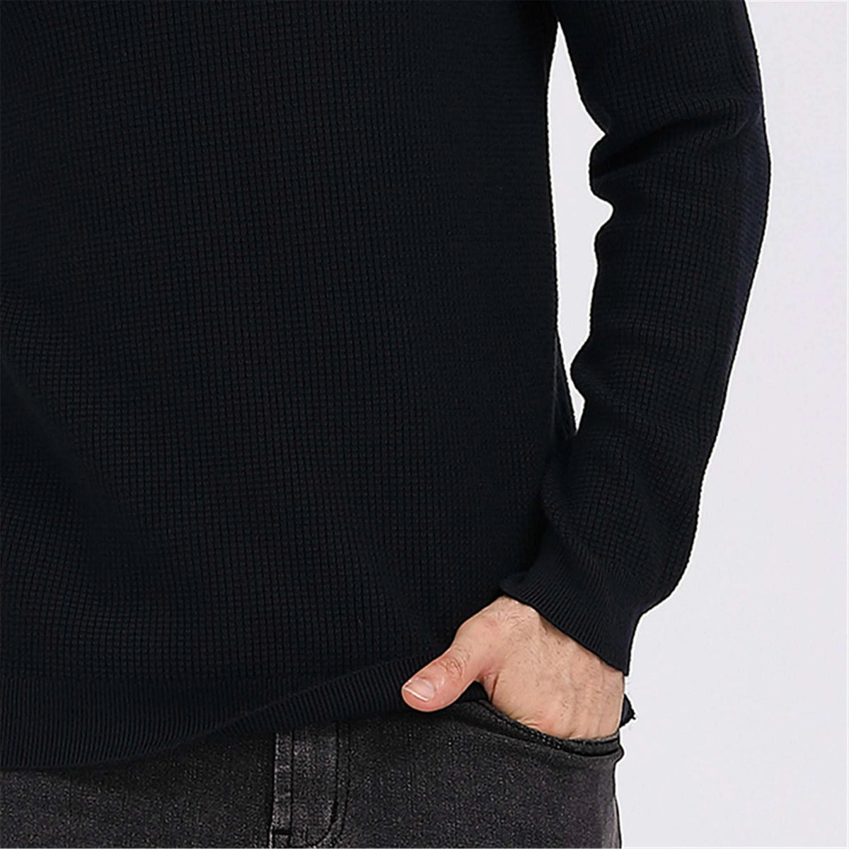 Plain Casual Sweater For Men