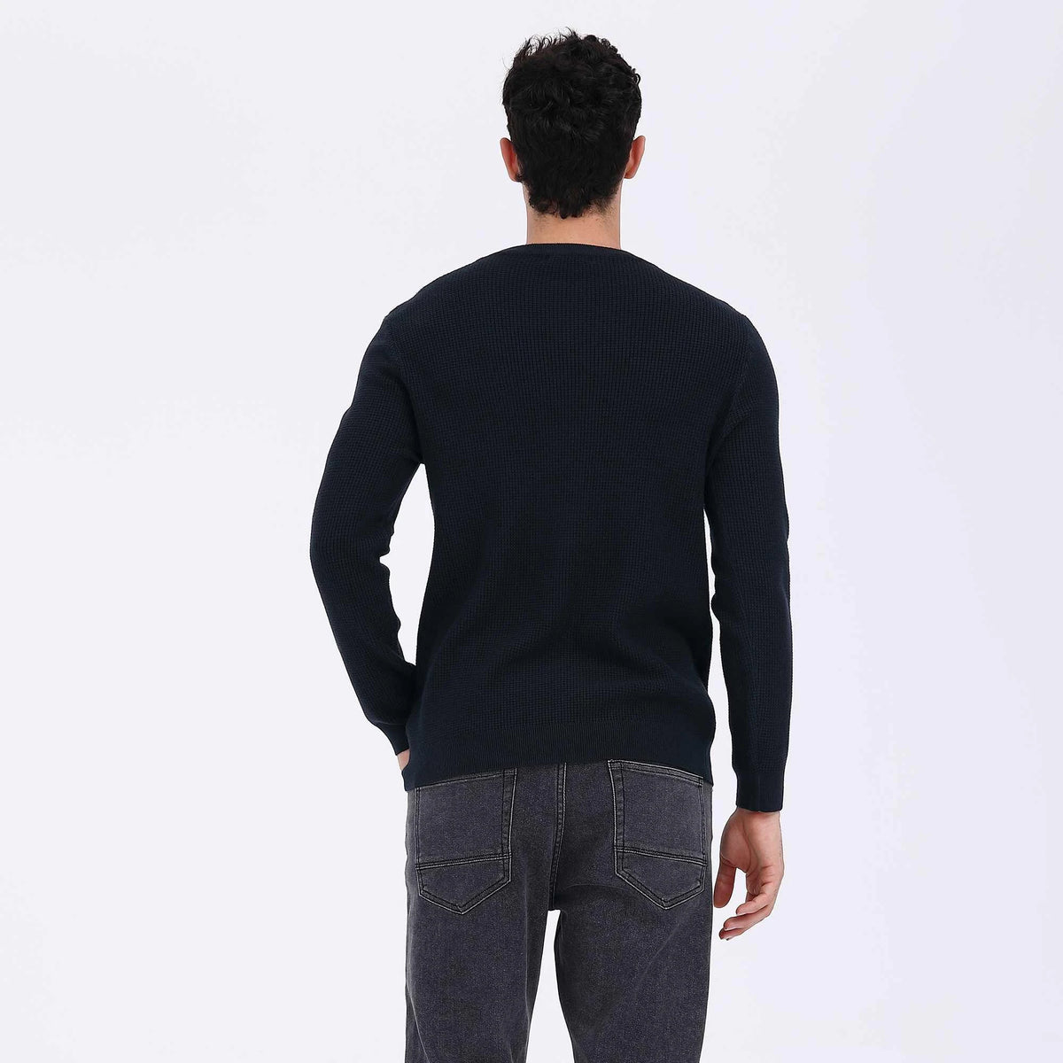 Plain Casual Sweater For Men