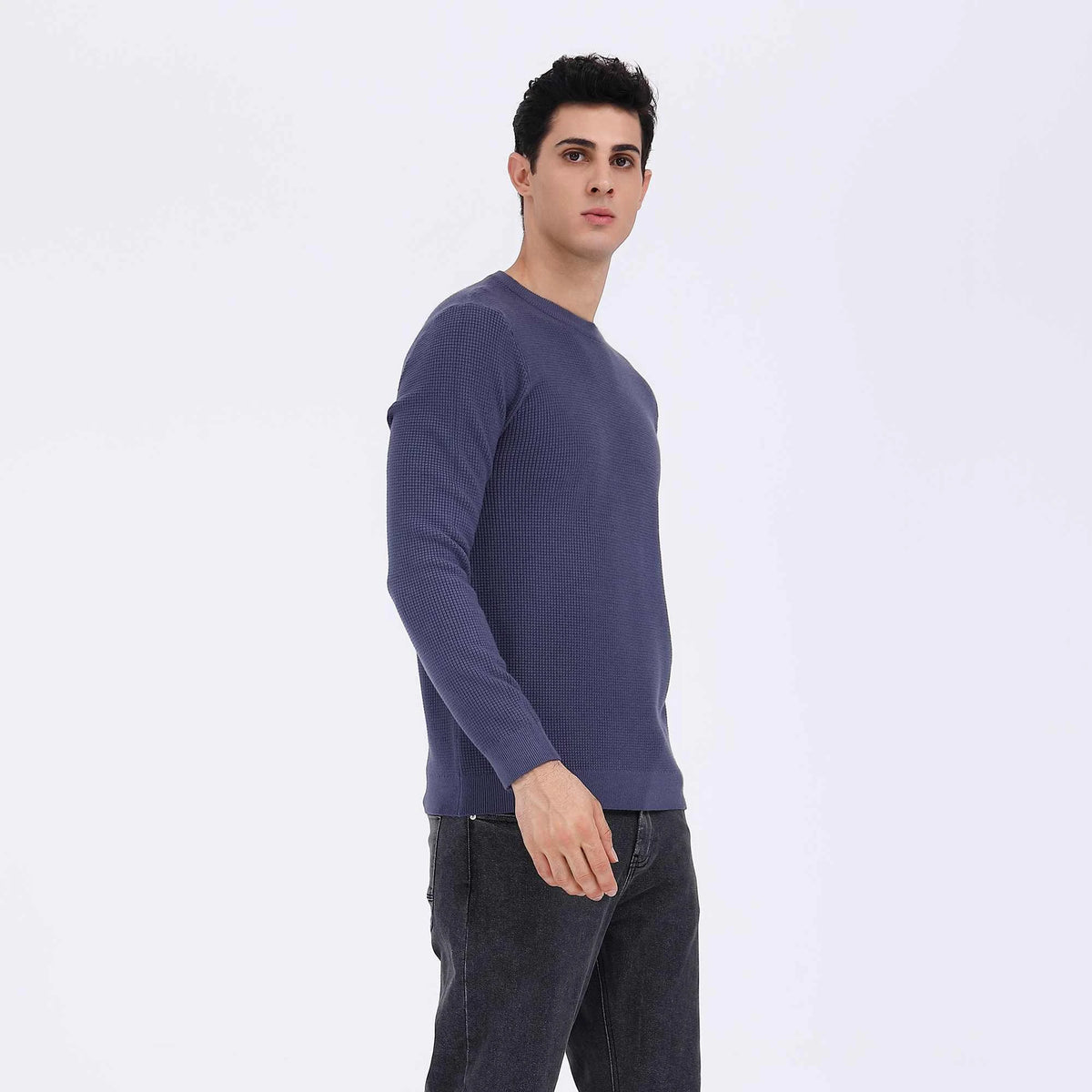 Plain Casual Sweater For Men