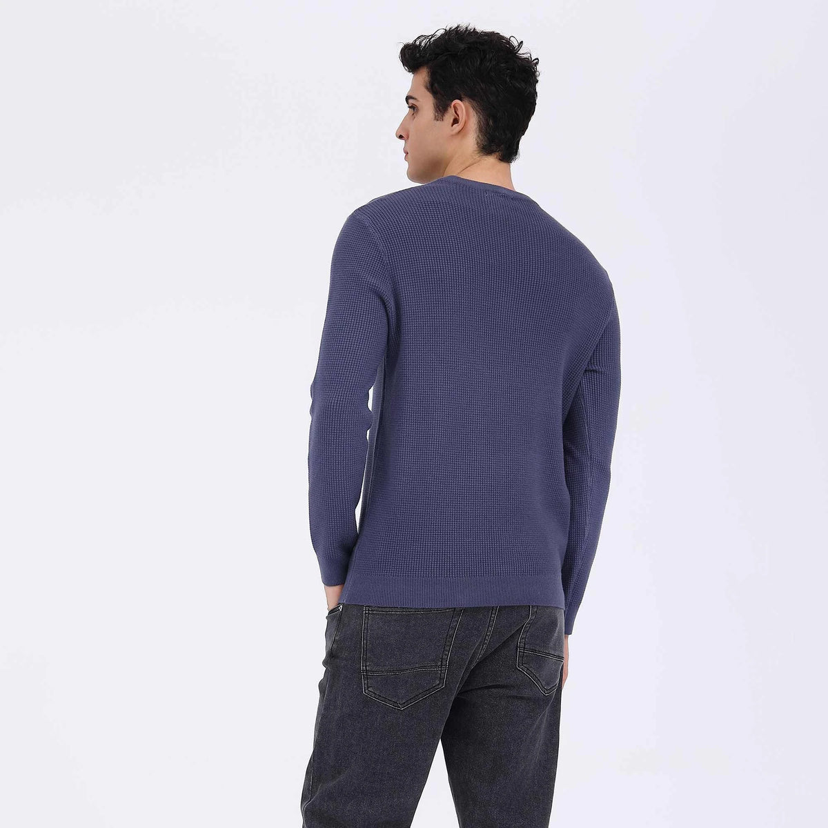 Plain Casual Sweater For Men