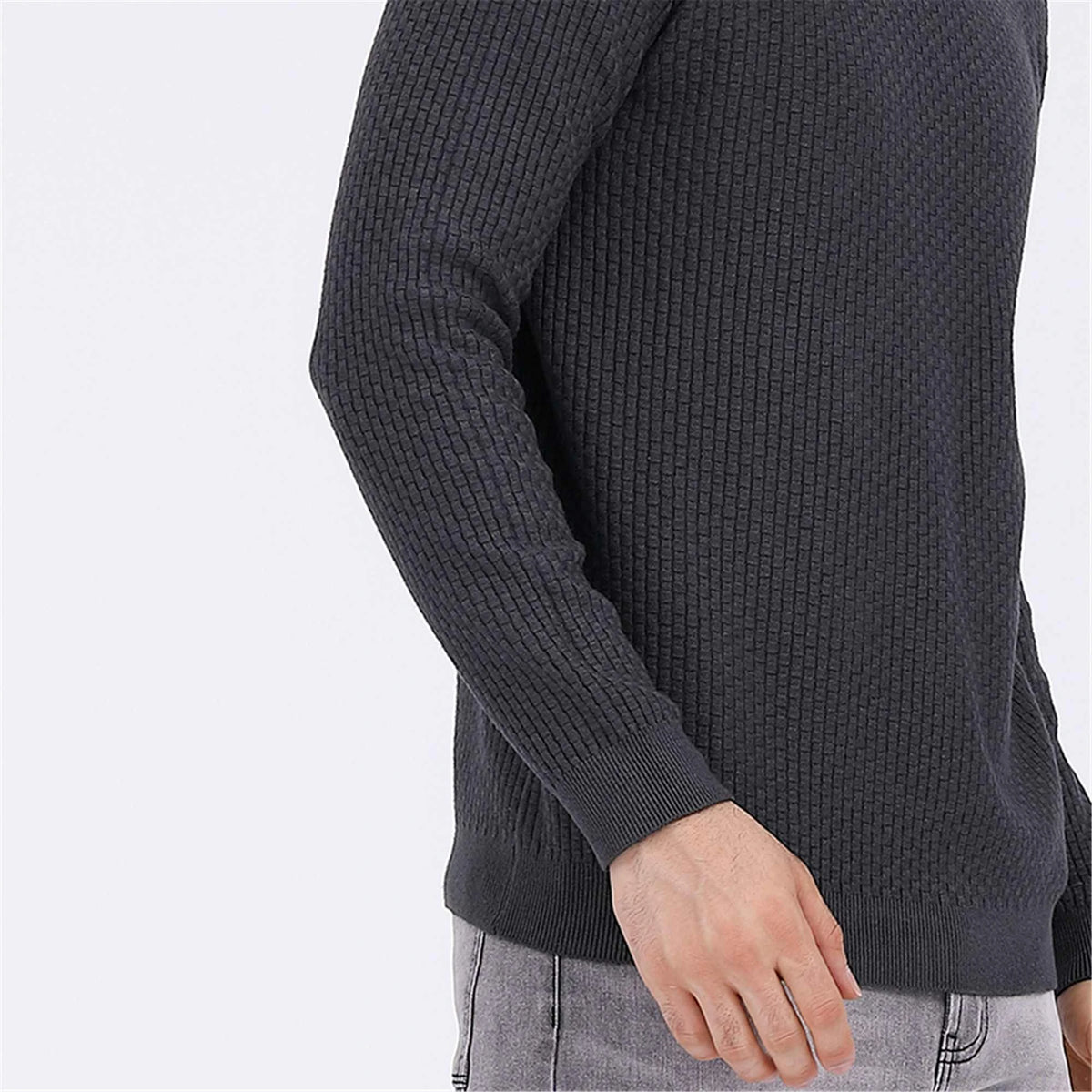 Plain Casual Sweater For Men