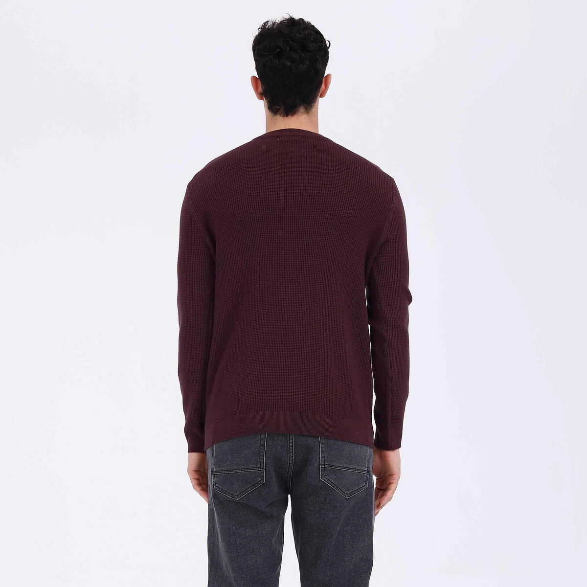 Plain Casual Sweater For Men