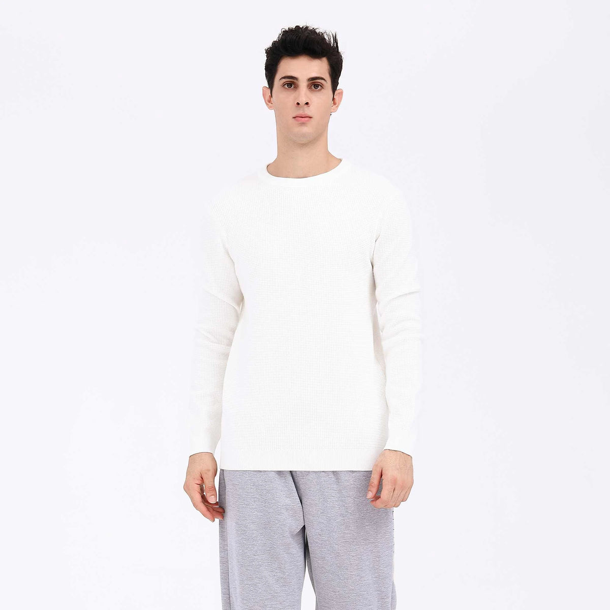 Plain Casual Sweater For Men