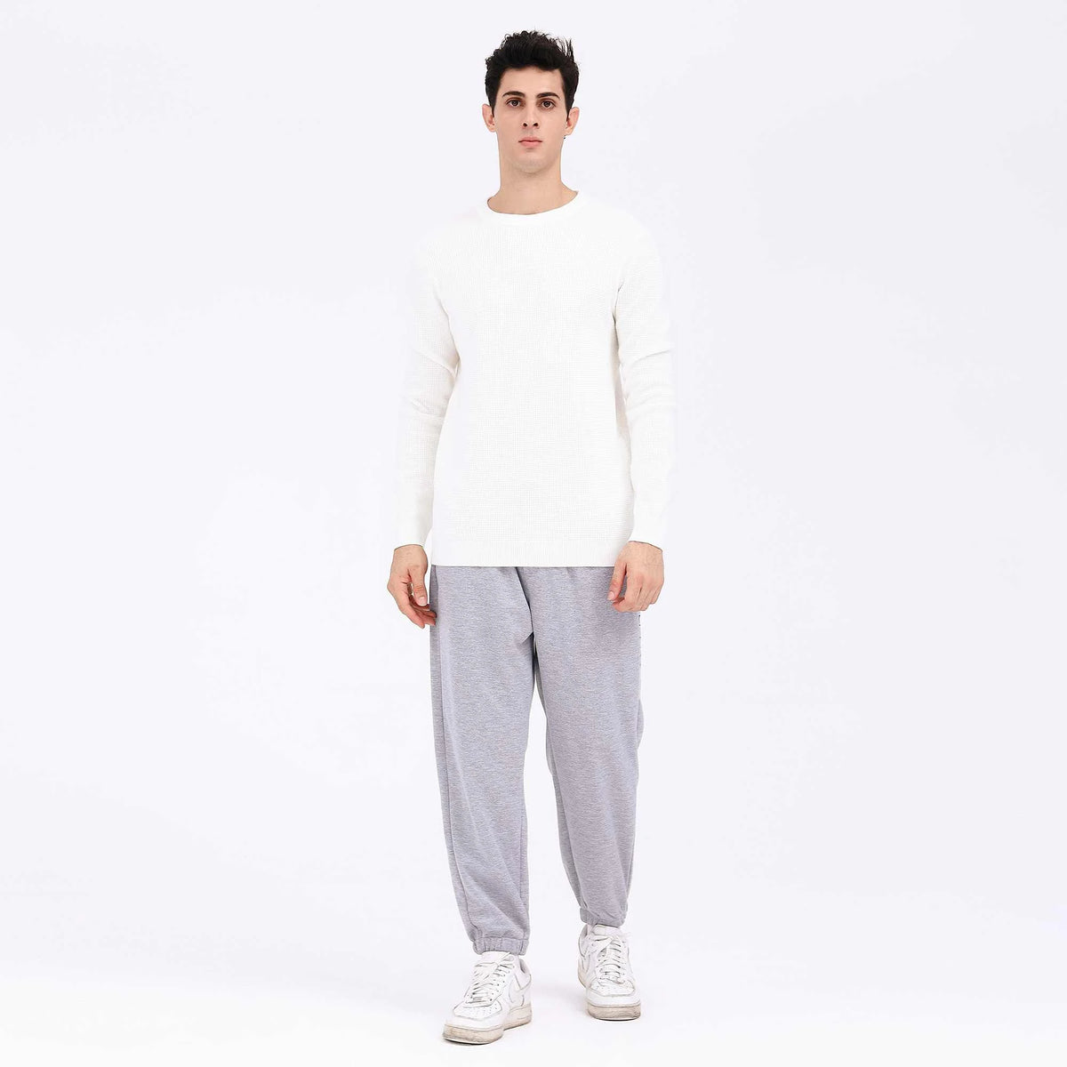 Plain Casual Sweater For Men