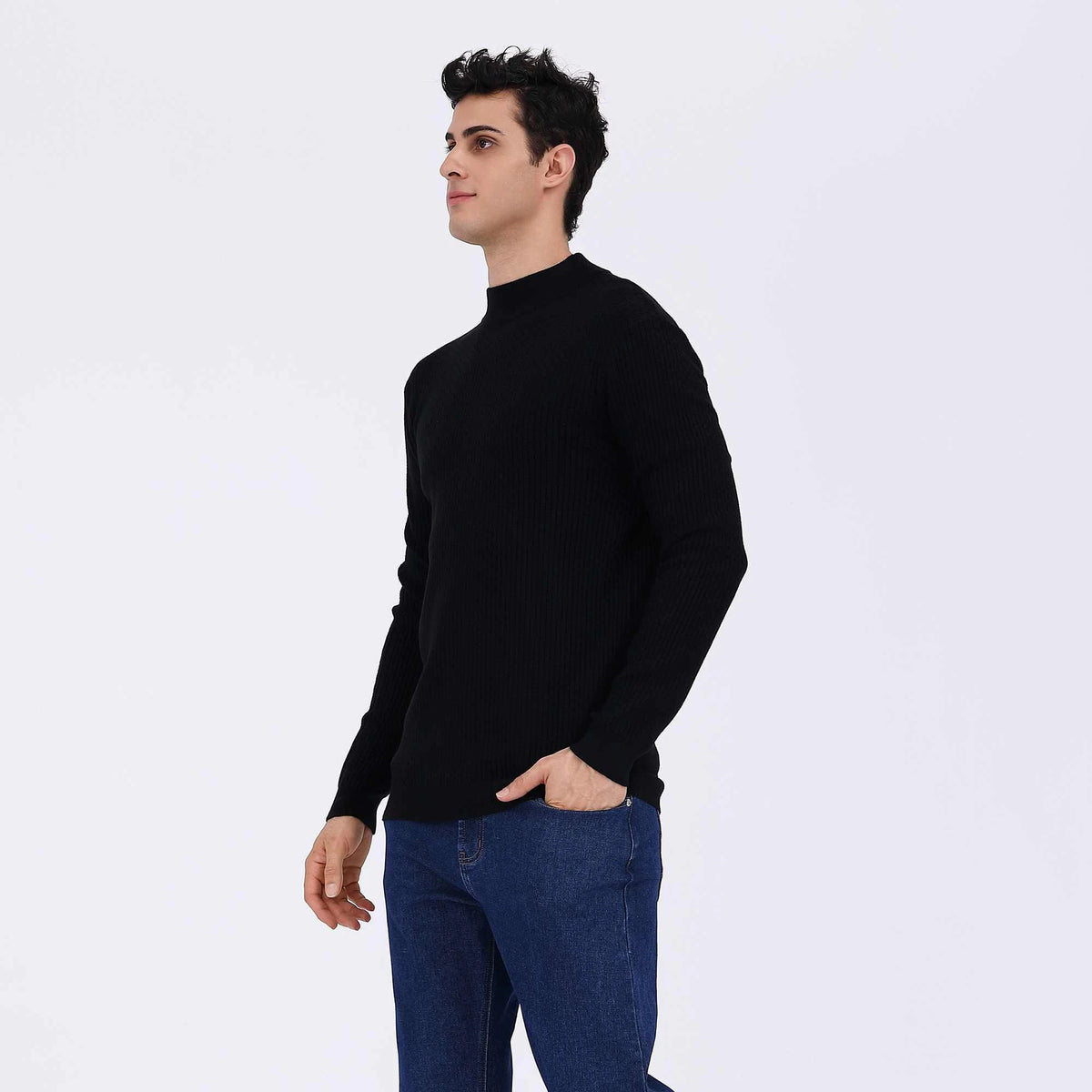 Plain Casual Sweater For Men