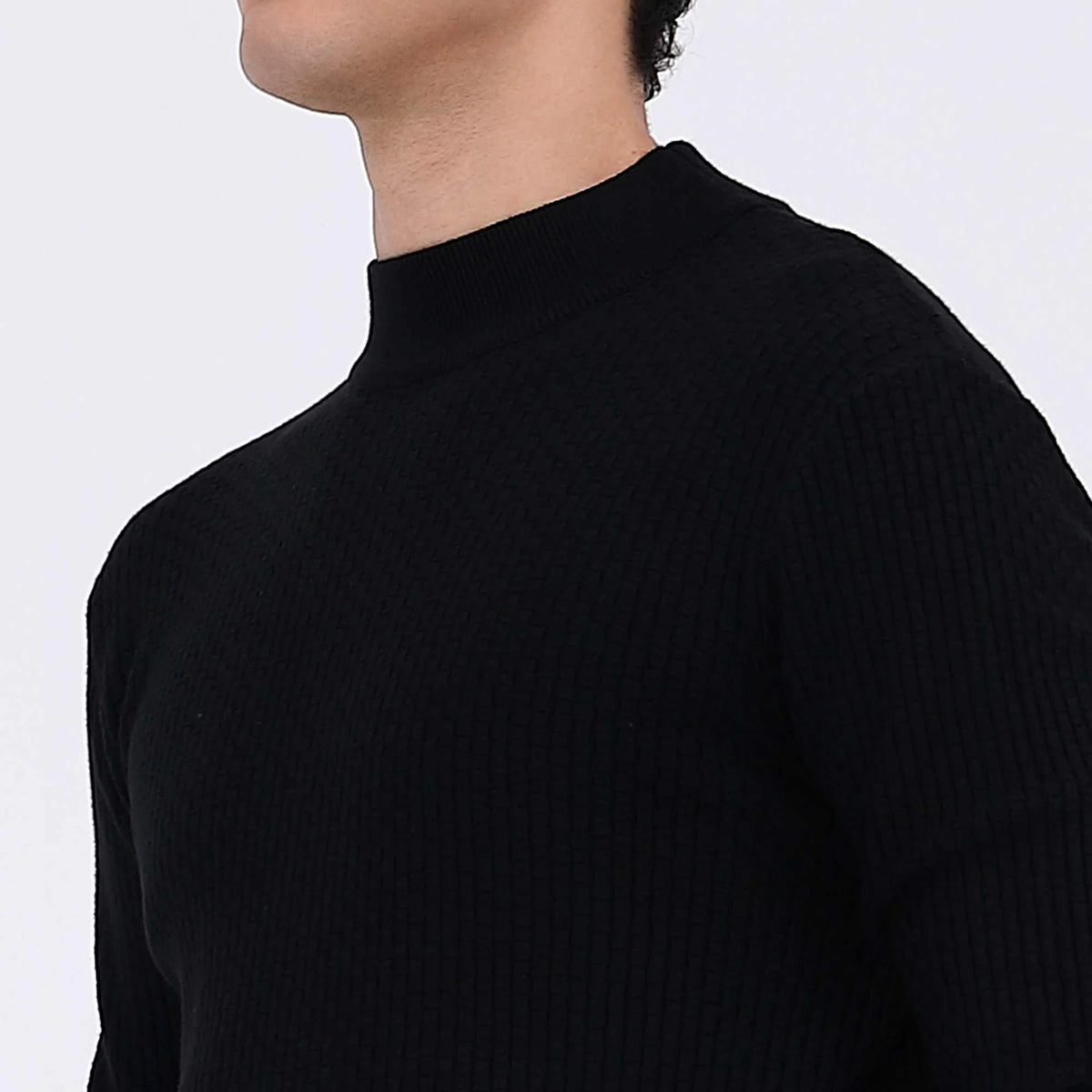 Plain Casual Sweater For Men