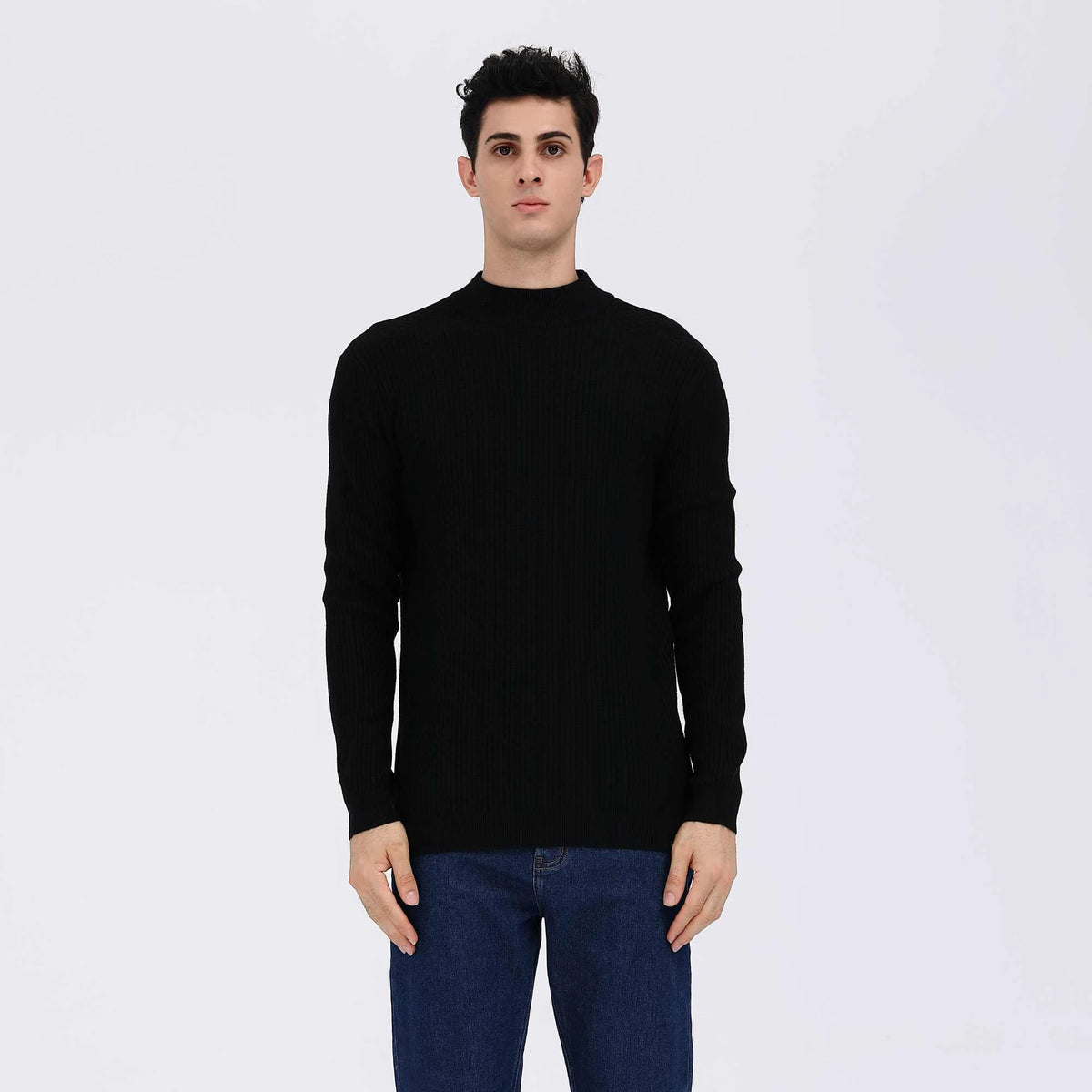 Plain Casual Sweater For Men