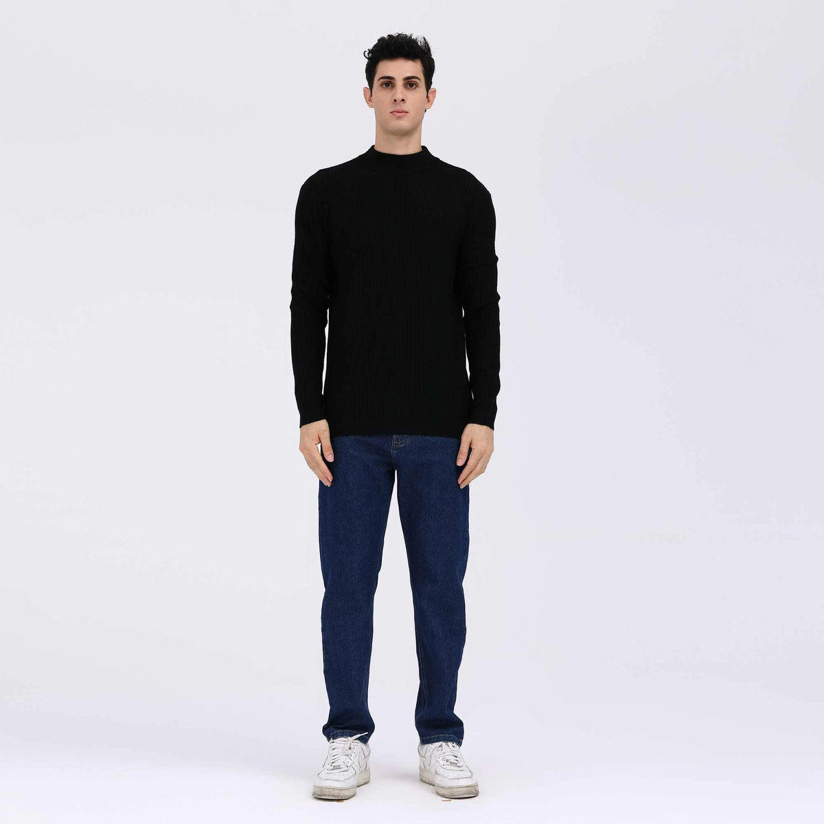 Plain Casual Sweater For Men