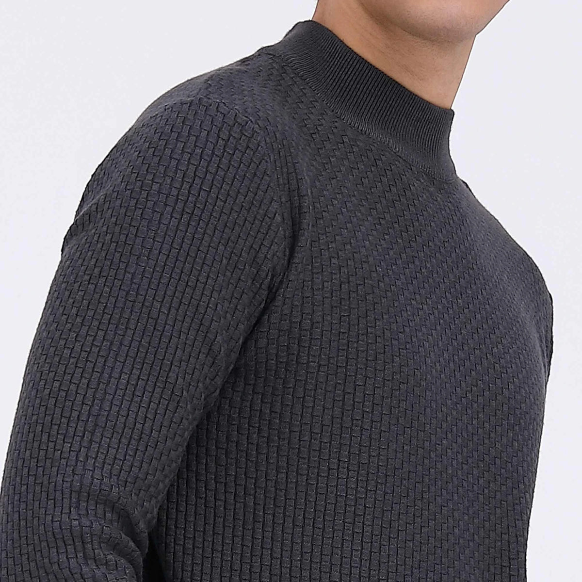 Plain Casual Sweater For Men