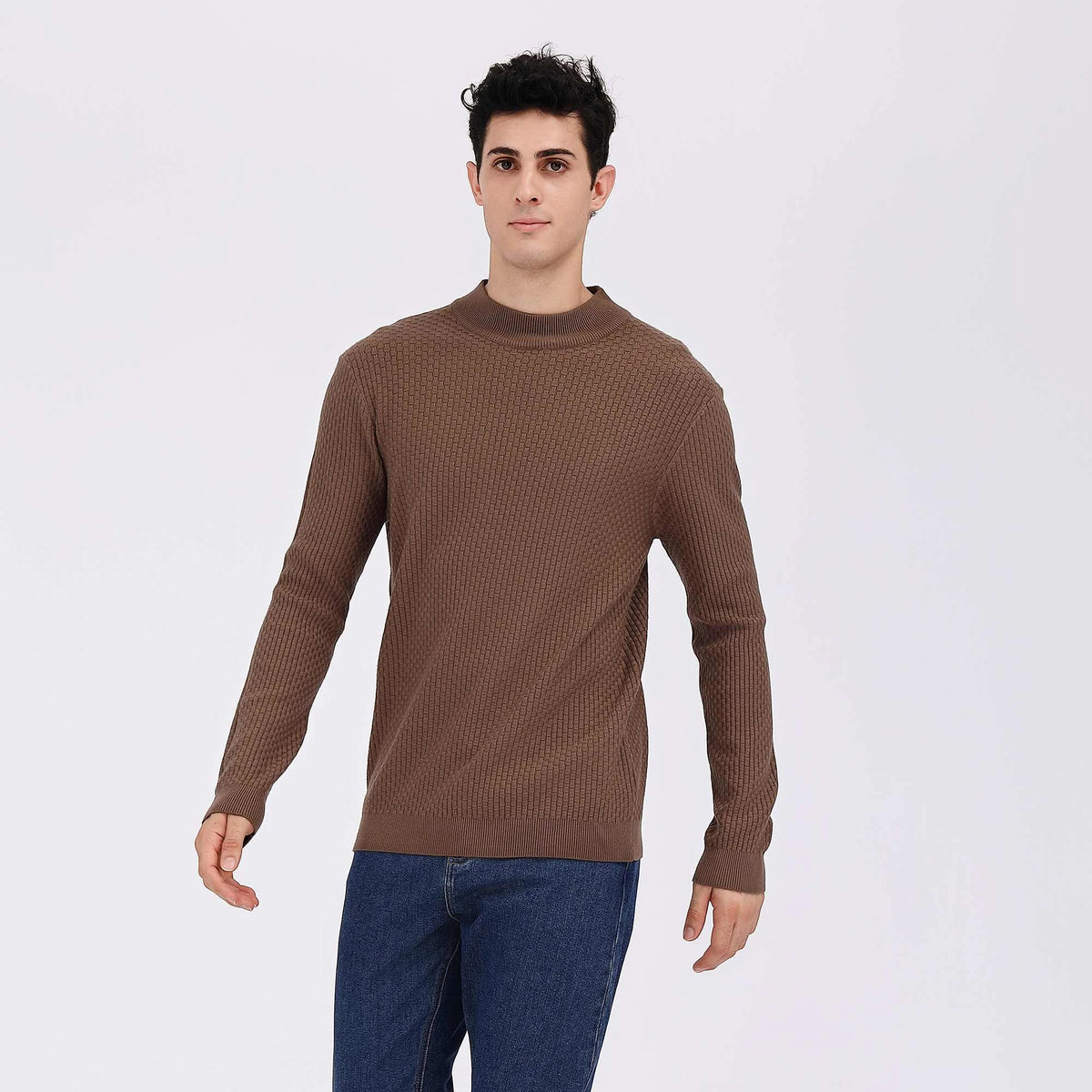 Plain Casual Sweater For Men