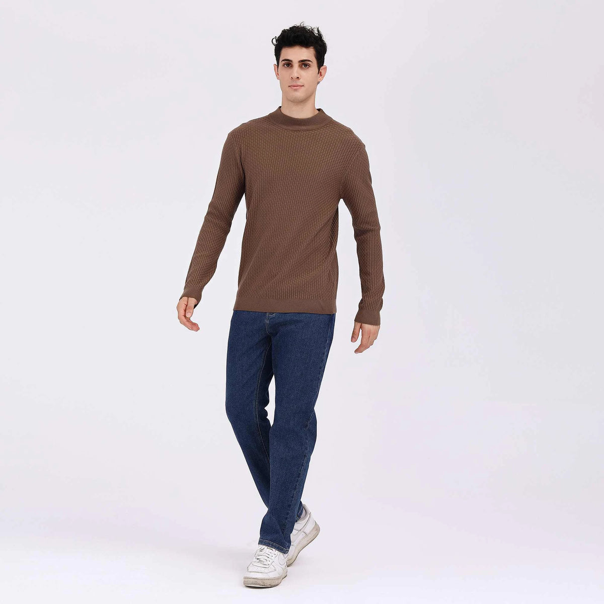 Plain Casual Sweater For Men