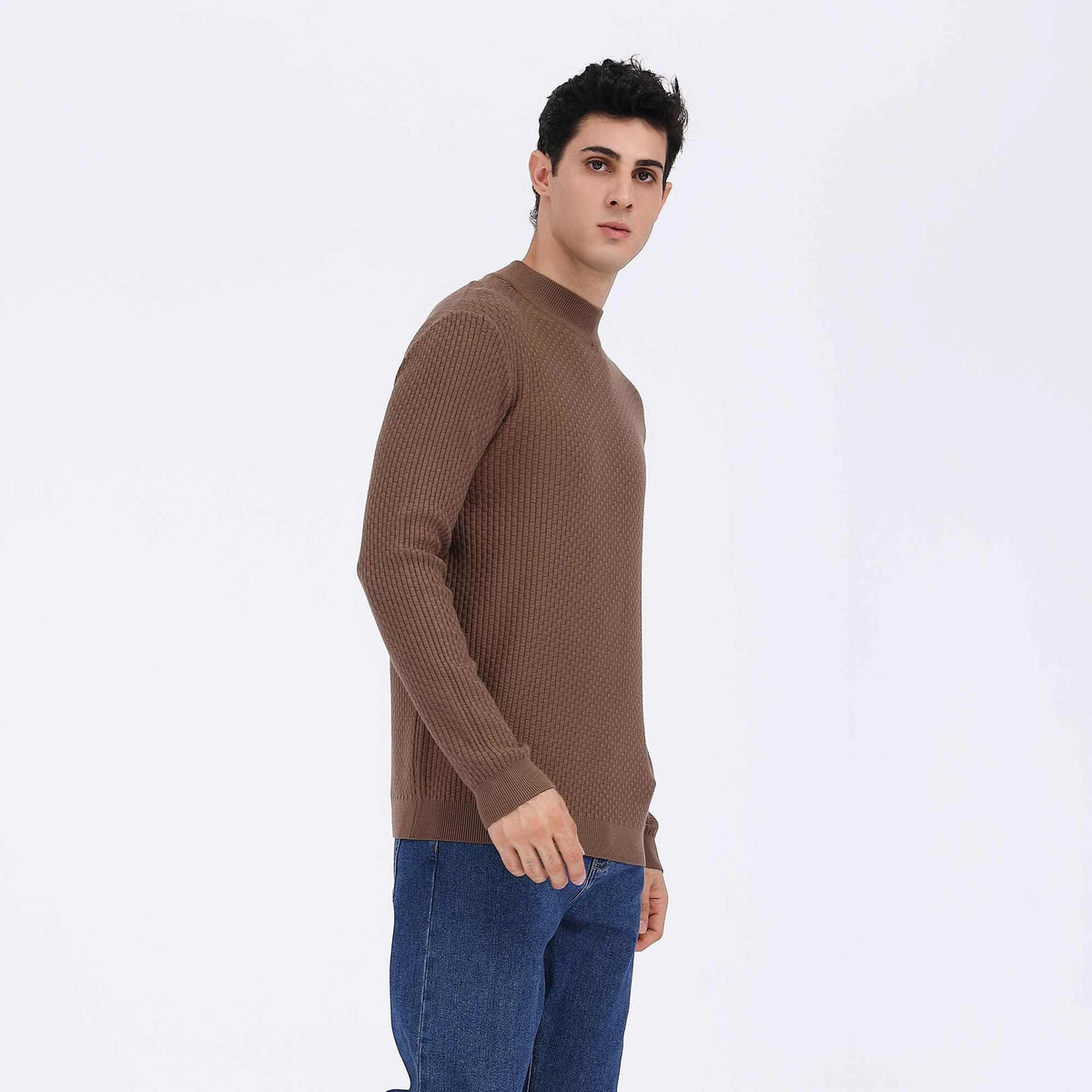 Plain Casual Sweater For Men