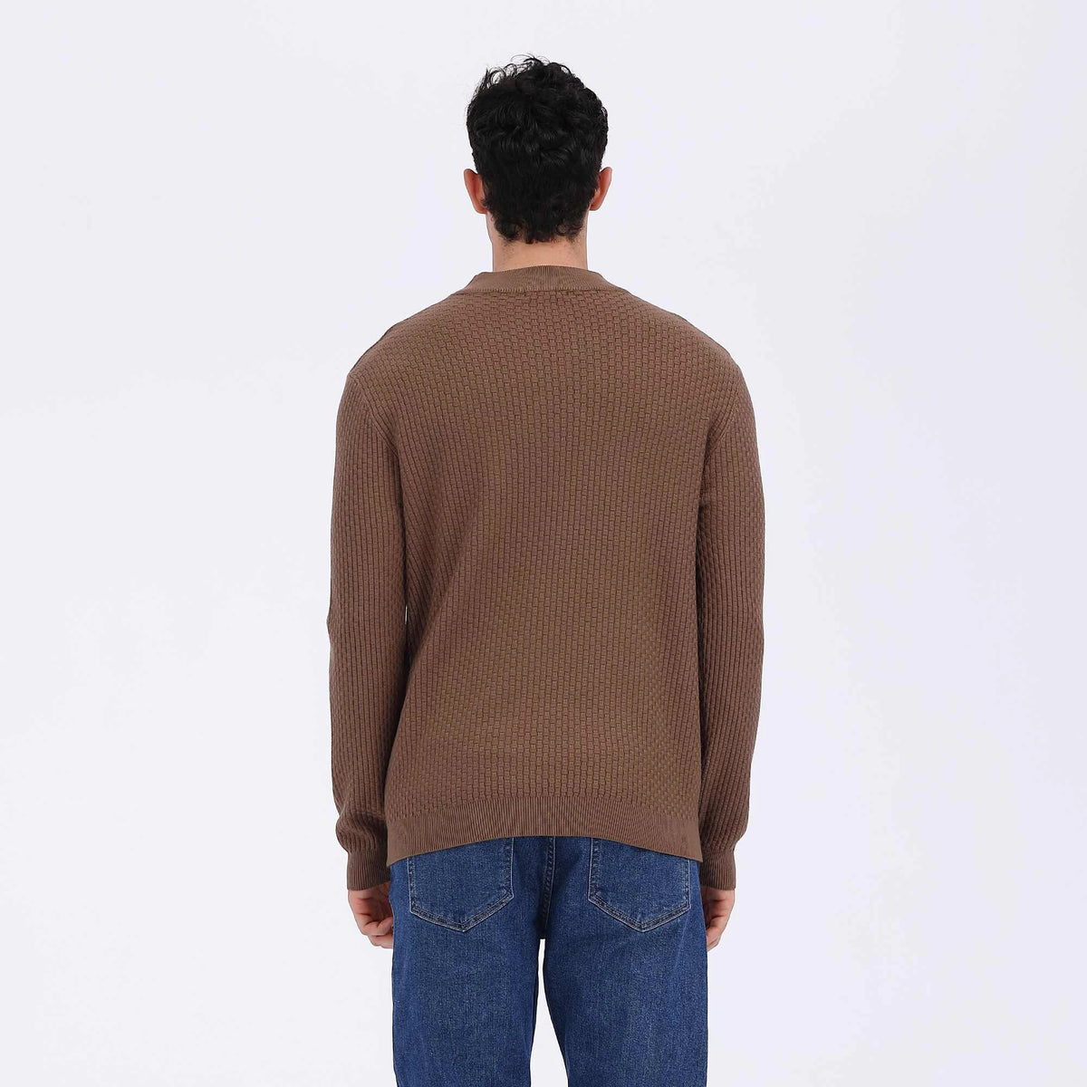 Plain Casual Sweater For Men