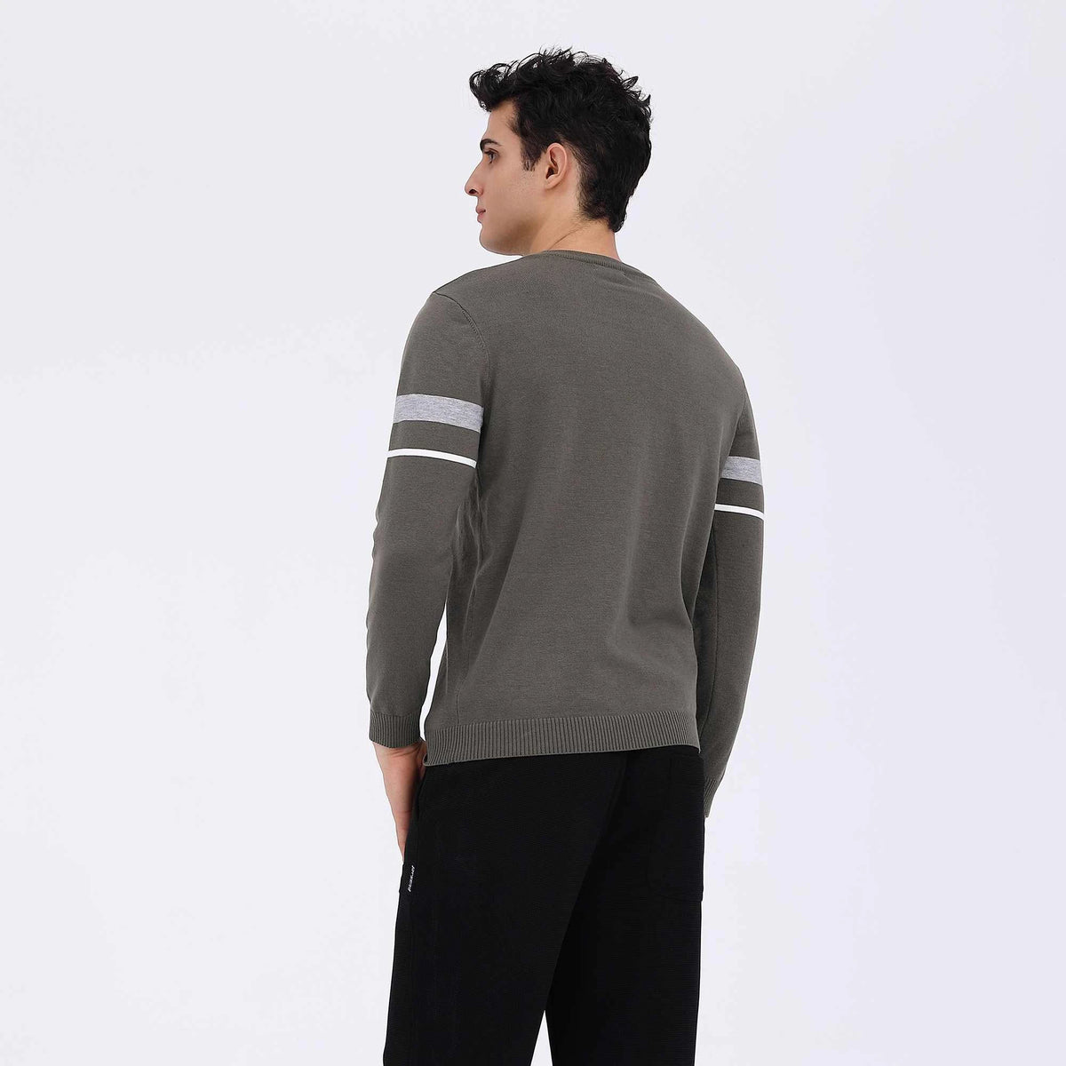 Color-Blocked Casual Sweater For Men