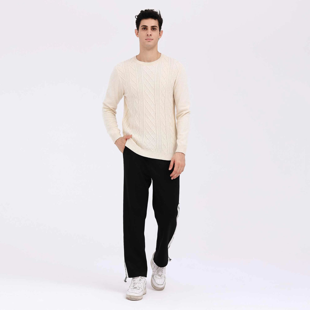 Jacquard Casual Sweater For Men