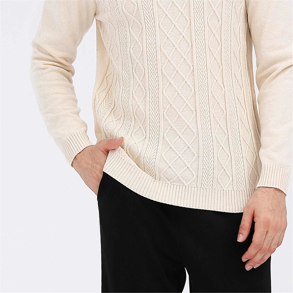 Jacquard Casual Sweater For Men