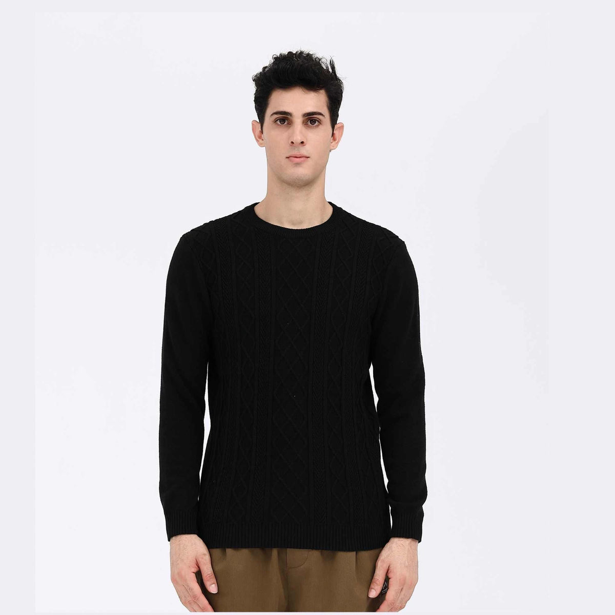 Jacquard Casual Sweater For Men