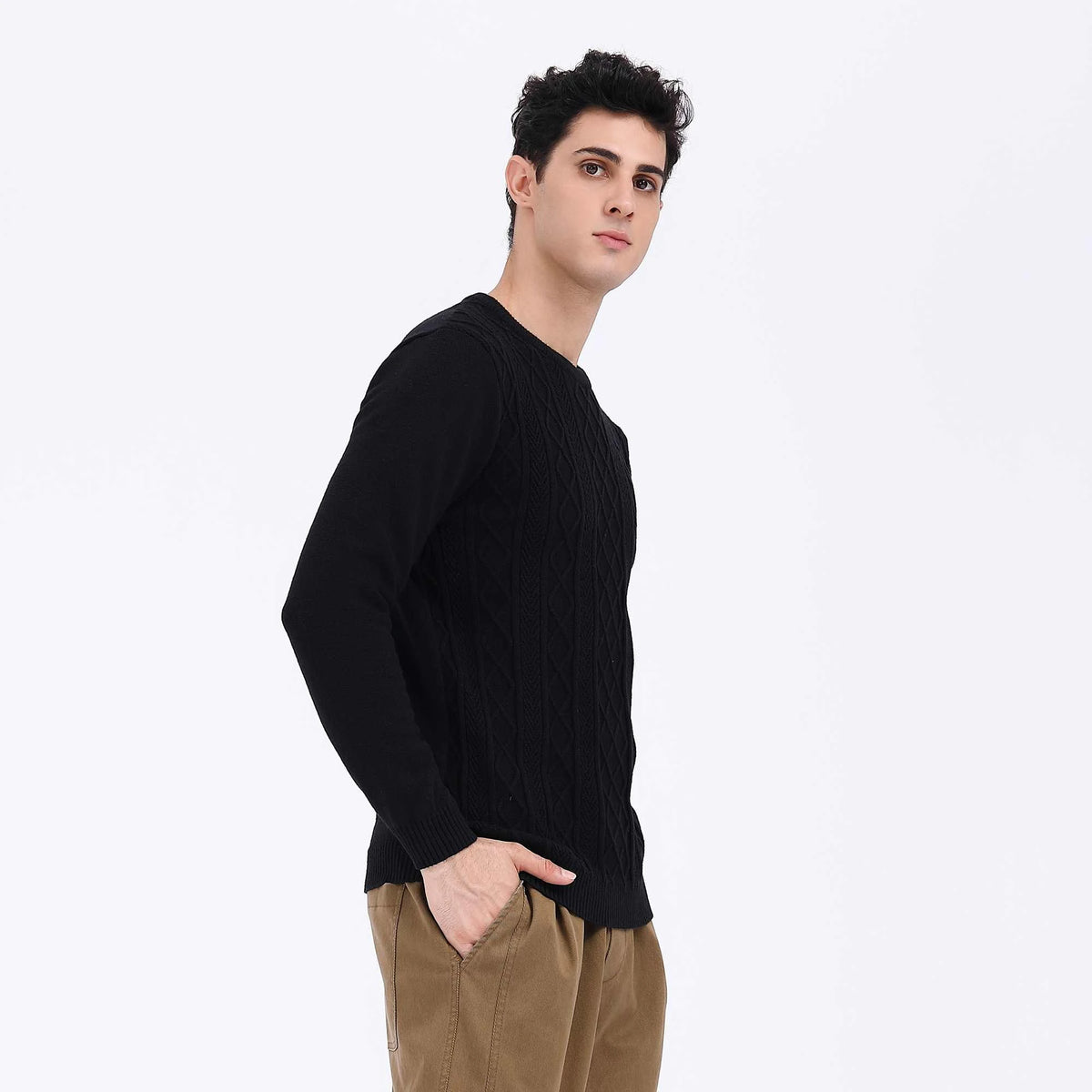 Jacquard Casual Sweater For Men