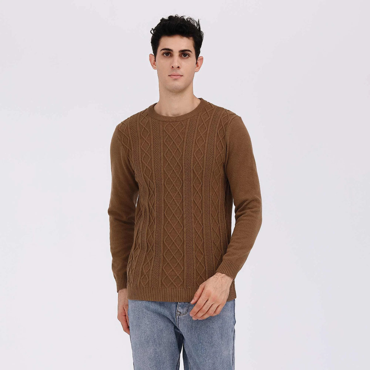 Jacquard Casual Sweater For Men