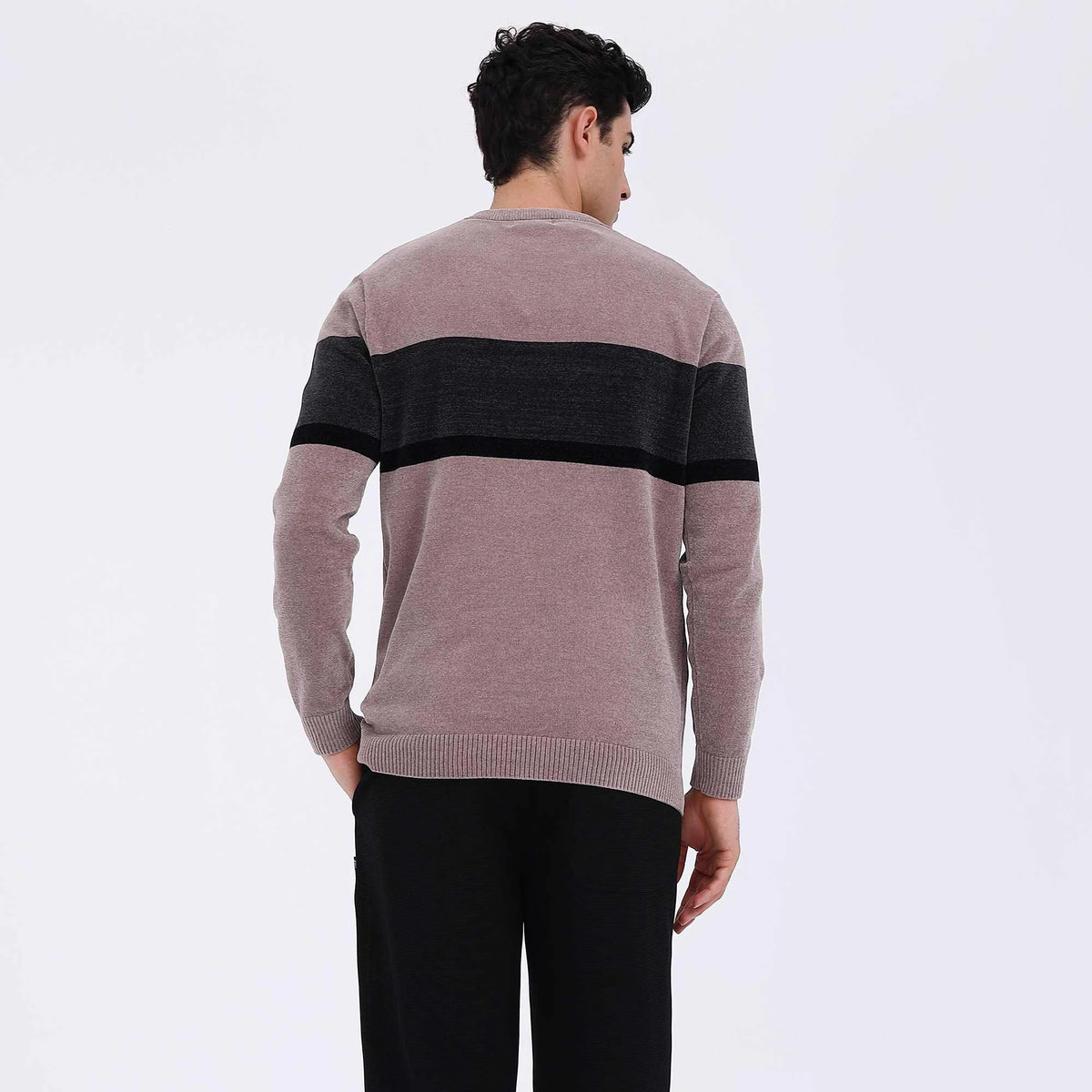 Color-Blocked Casual Sweater For Men