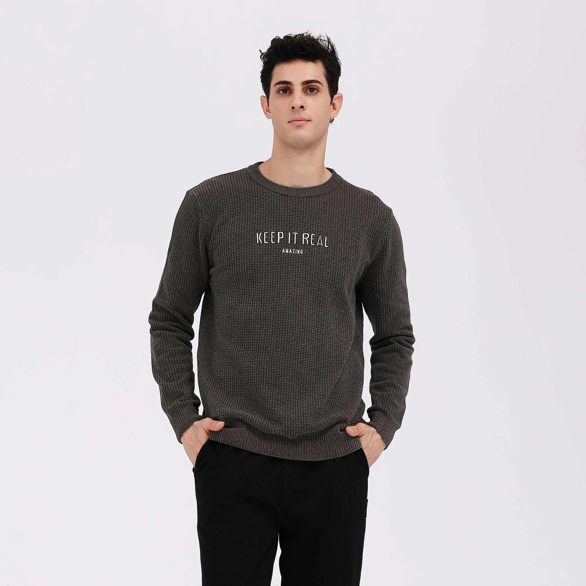 Embroidery Casual Sweater For Men