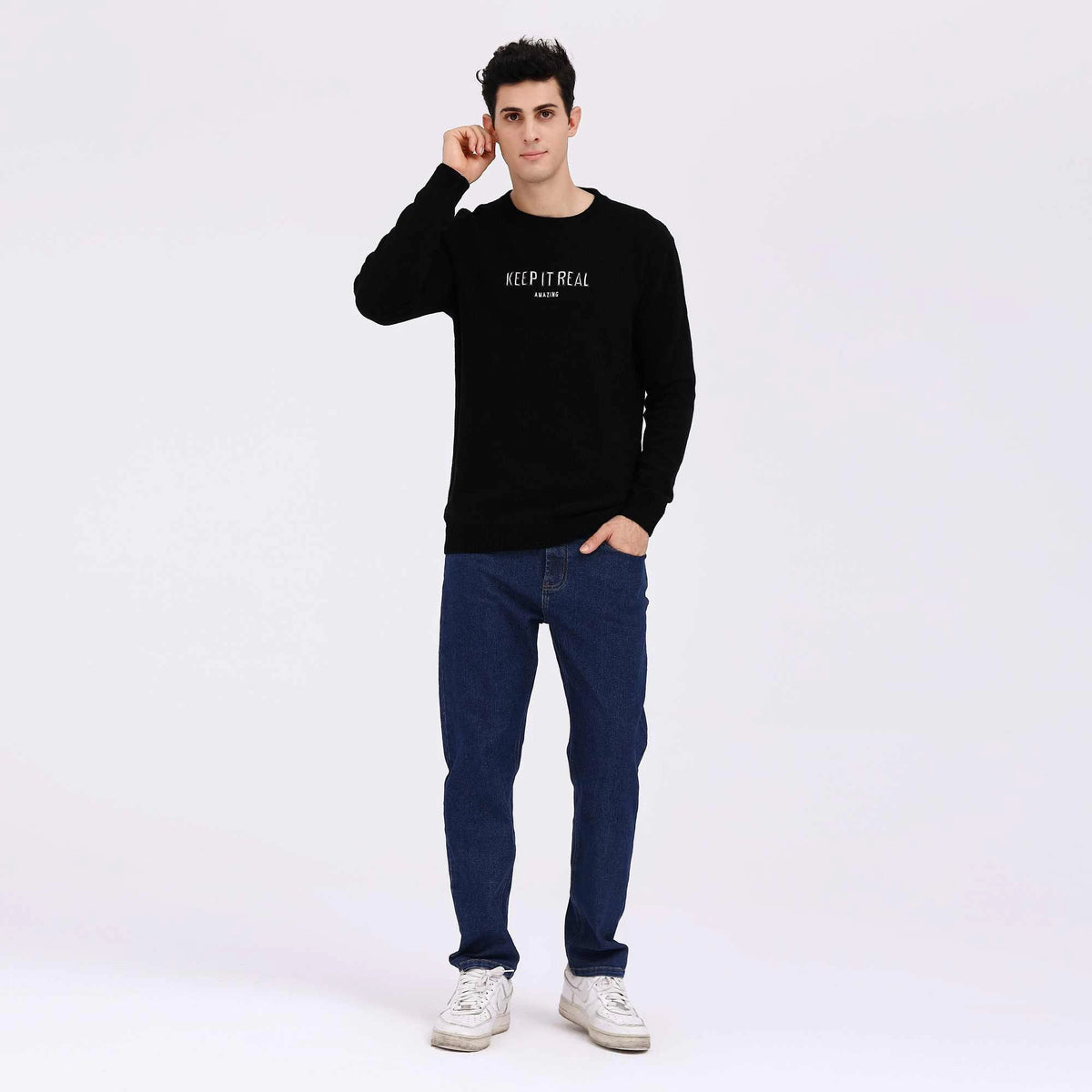 Embroidery Casual Sweater For Men